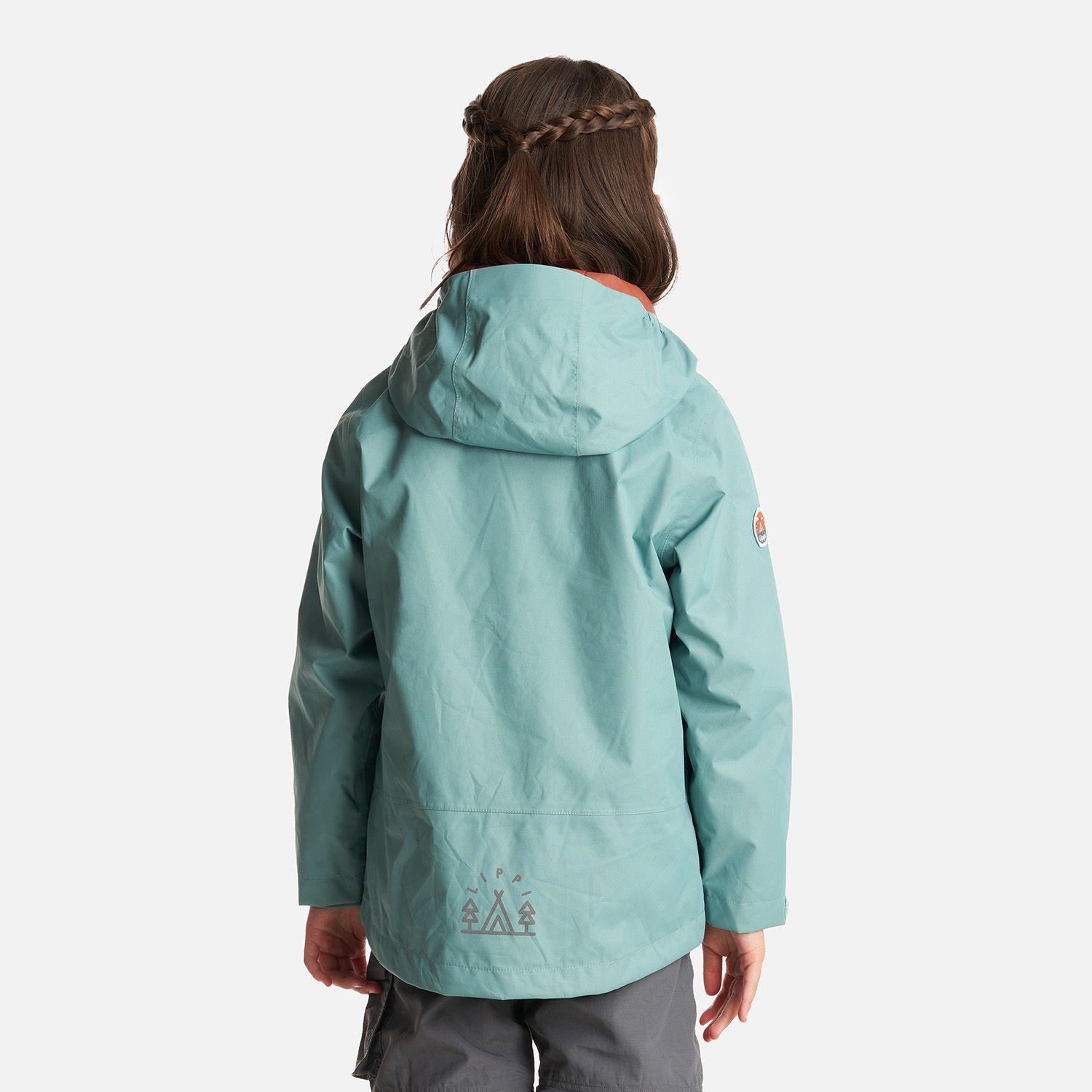 Chaqueta Niña Snowball Fusion-3 Hoody Jacket Jade Oscuro/Rosa Lippi-3