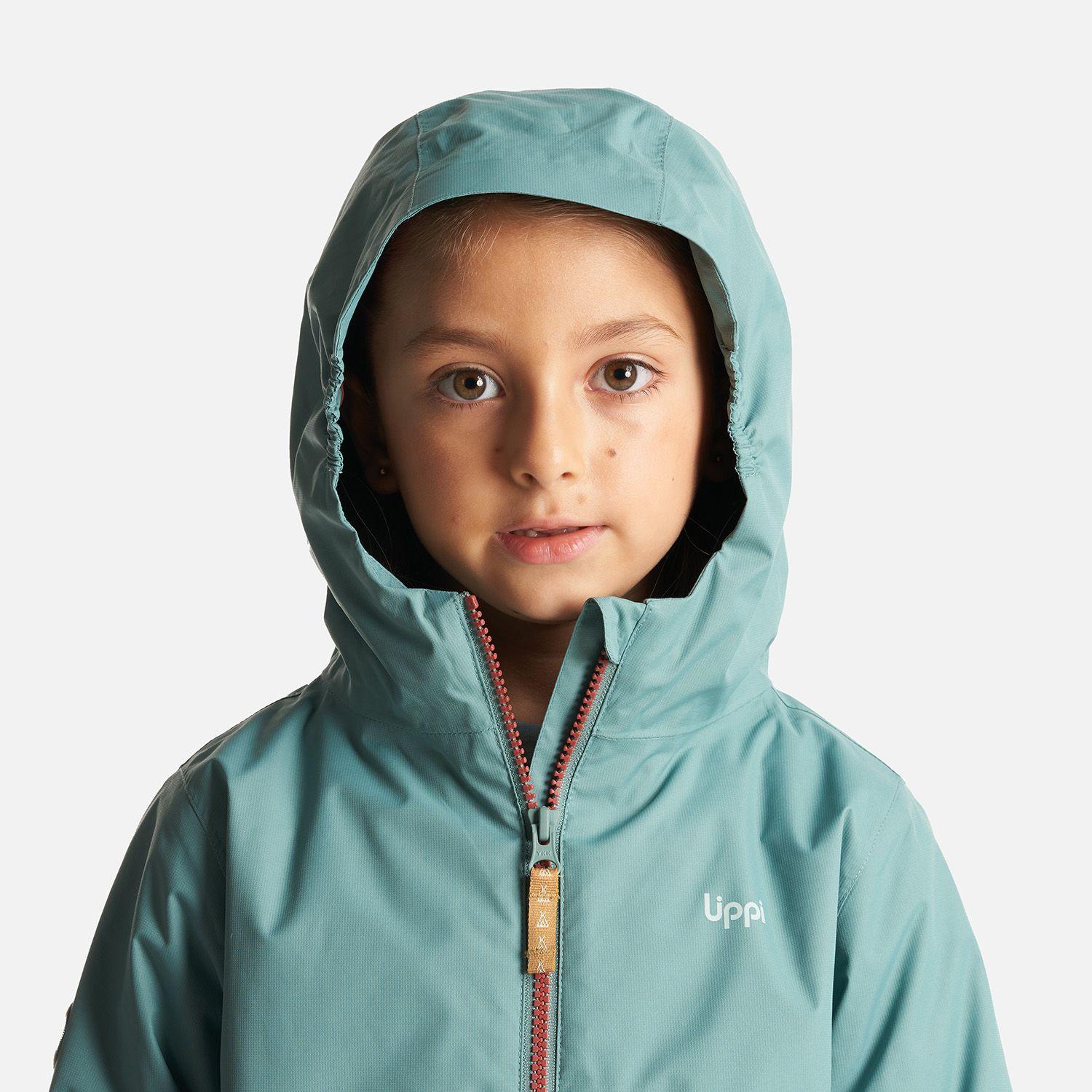 Chaqueta Niña Snowball Fusion-3 Hoody Jacket Jade Oscuro/Rosa Lippi-4