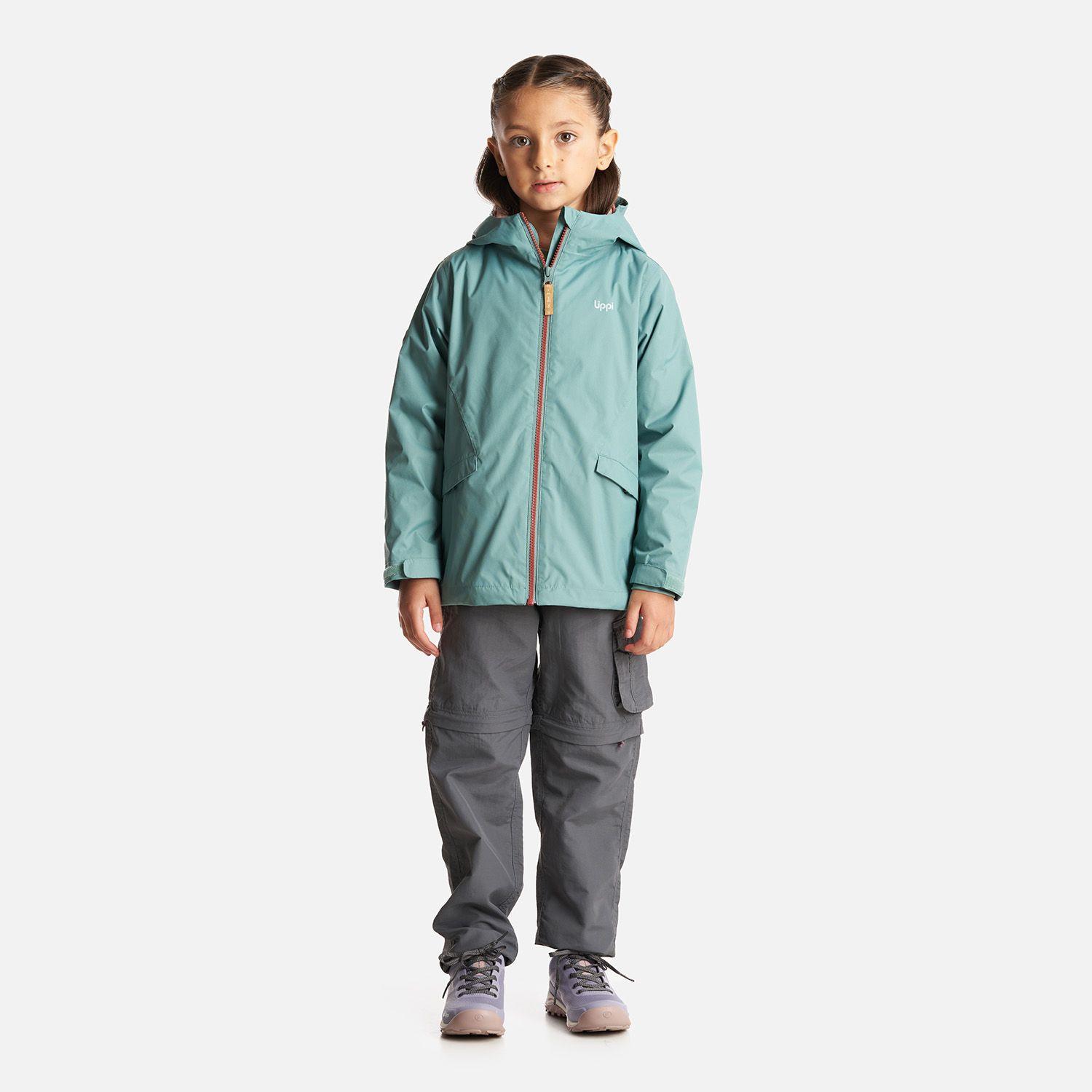Chaqueta Niña Snowball Fusion-3 Hoody Jacket Jade Oscuro/Rosa Lippi-8