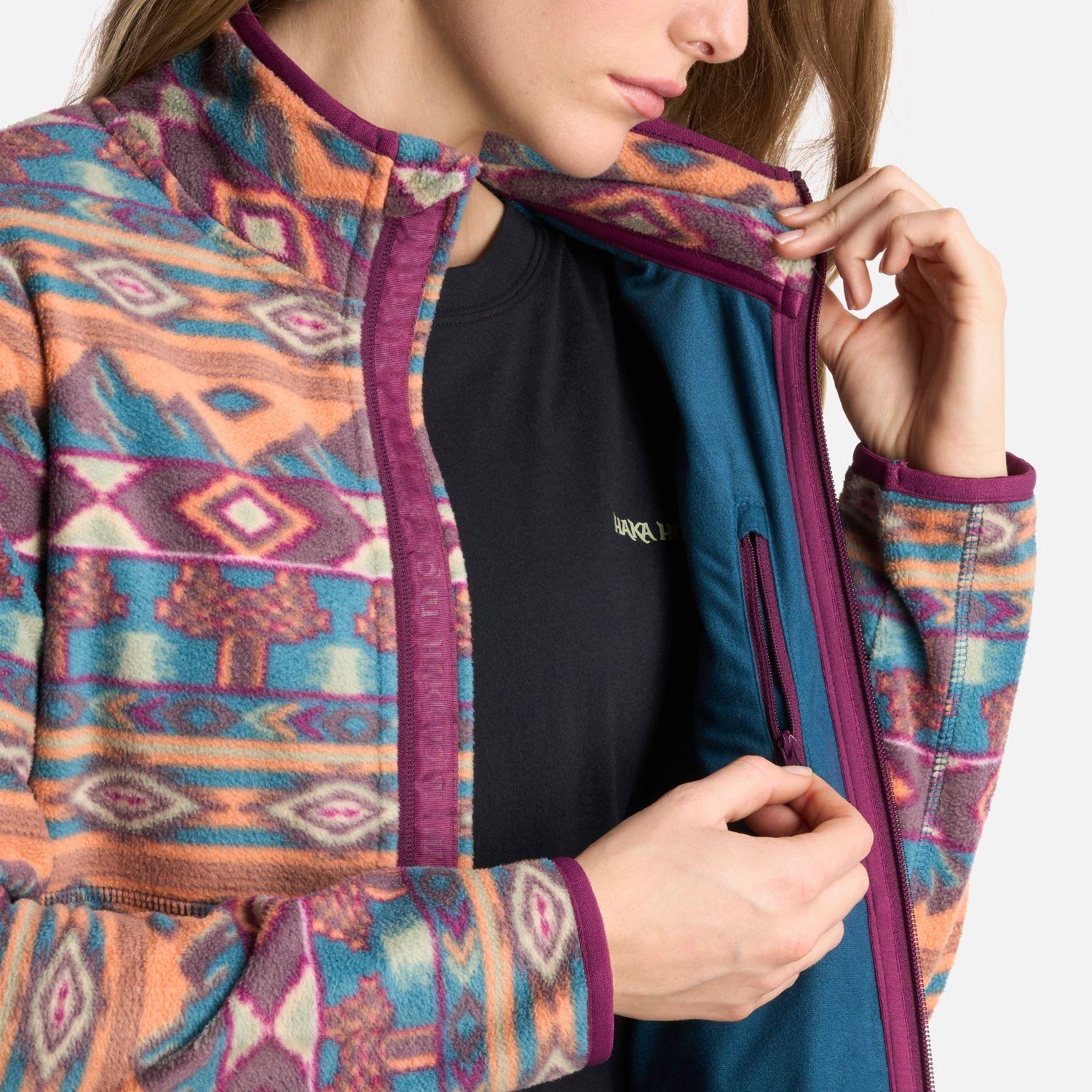 Polerón Mujer Tokerau Pro Print Turquesa Haka Honu-4