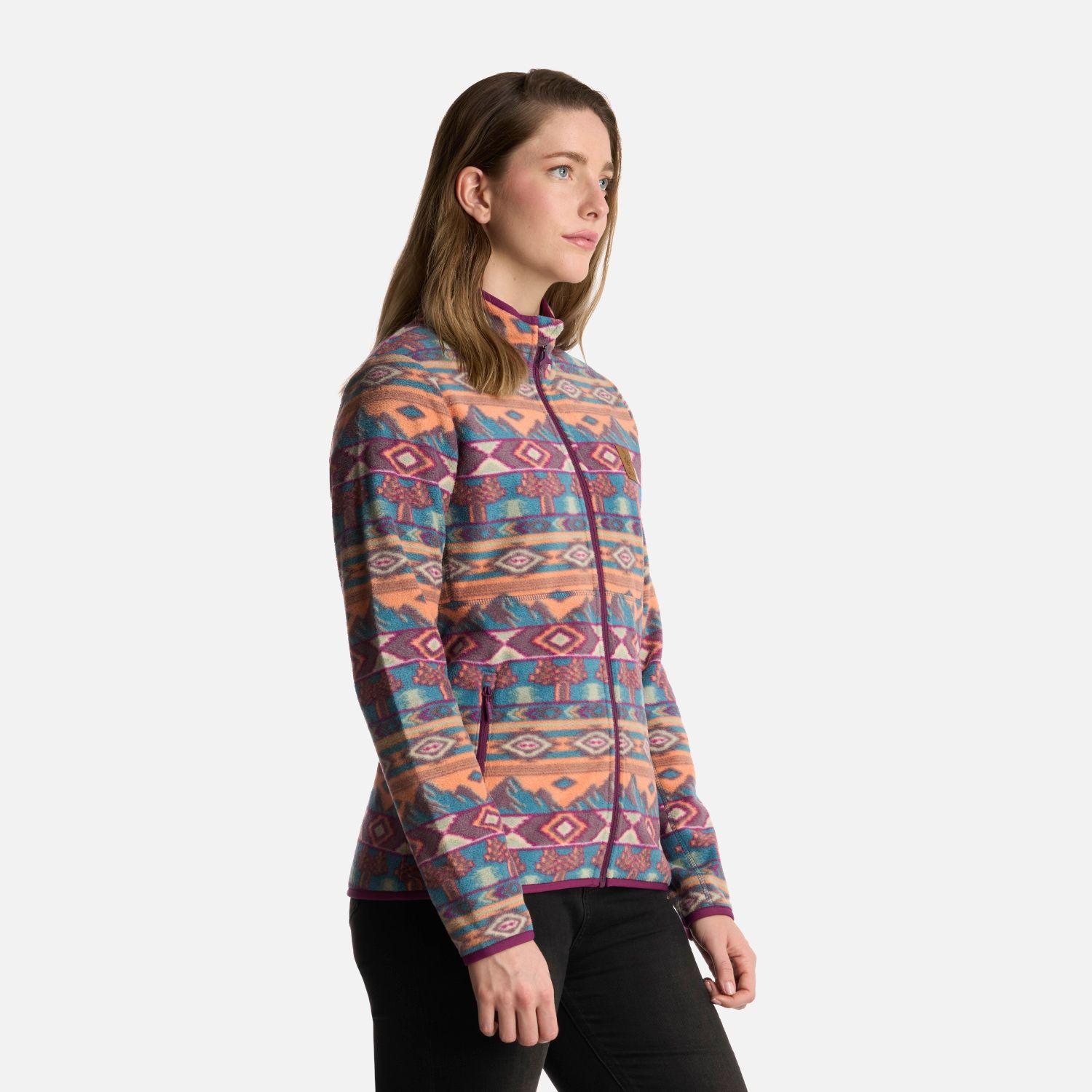 Polerón Mujer Tokerau Pro Print Turquesa Haka Honu-1