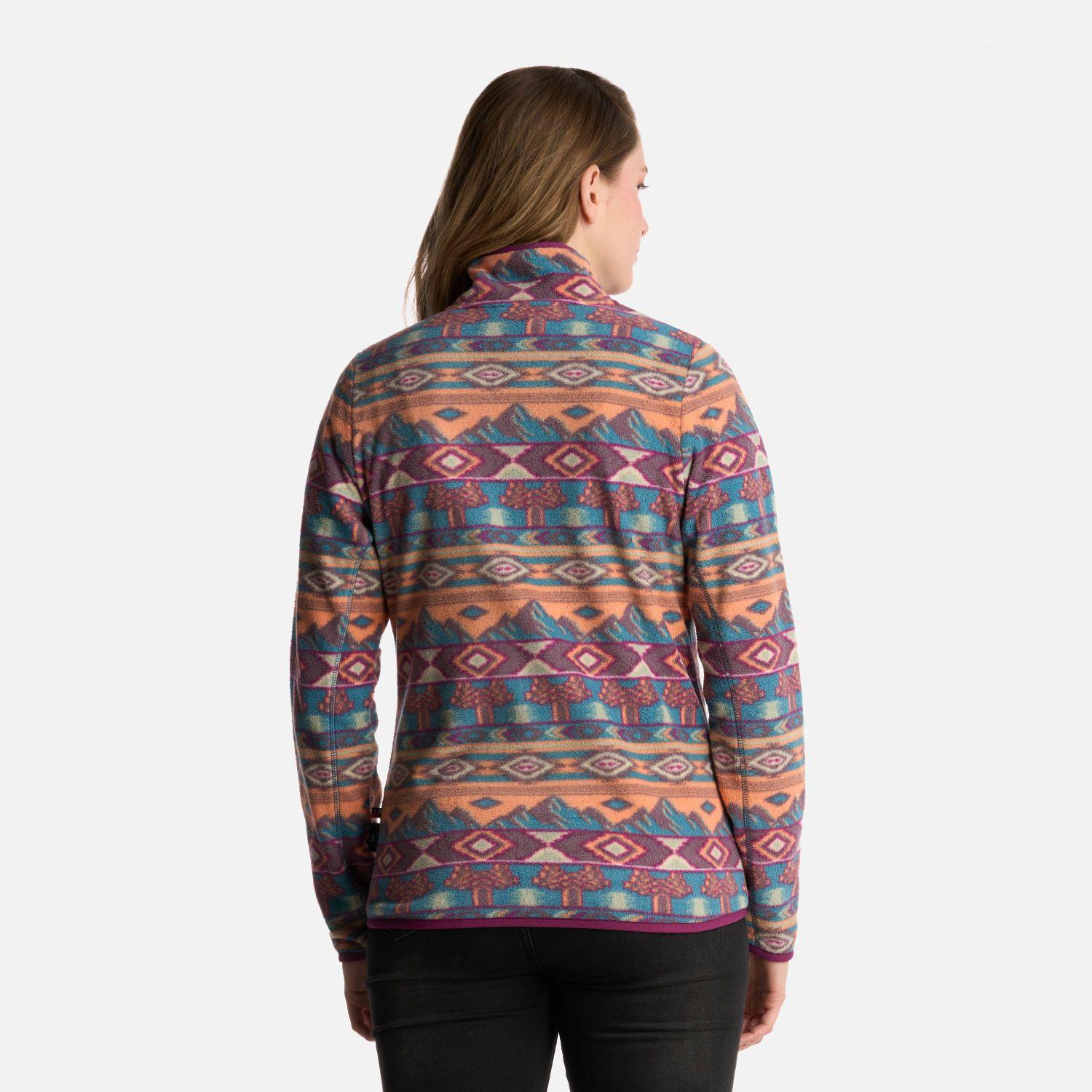Polerón Mujer Tokerau Pro Print Turquesa Haka Honu-2