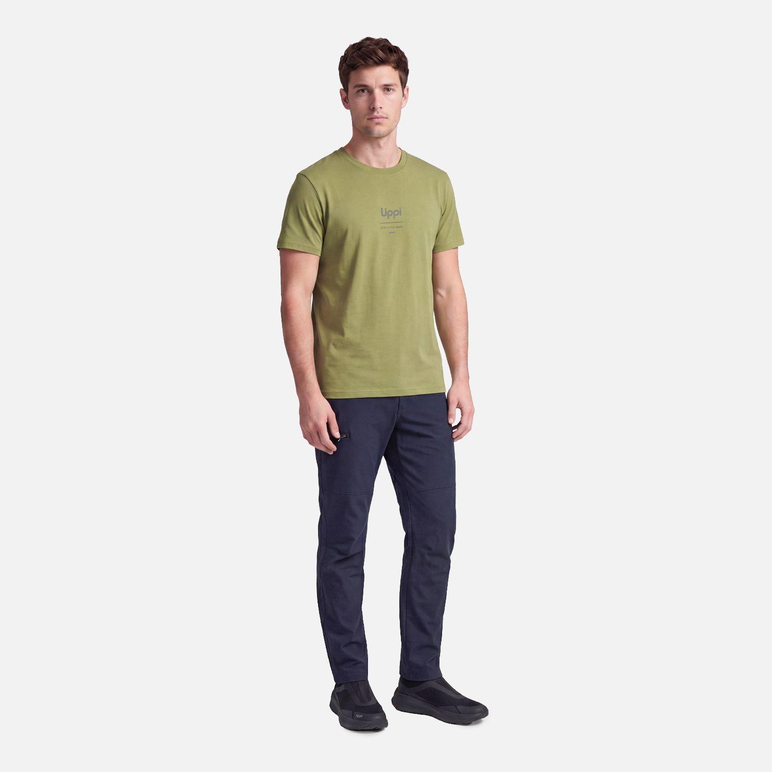 Polera Hombre Ulmo Sorona T-Shirt Verde Lippi V27-4