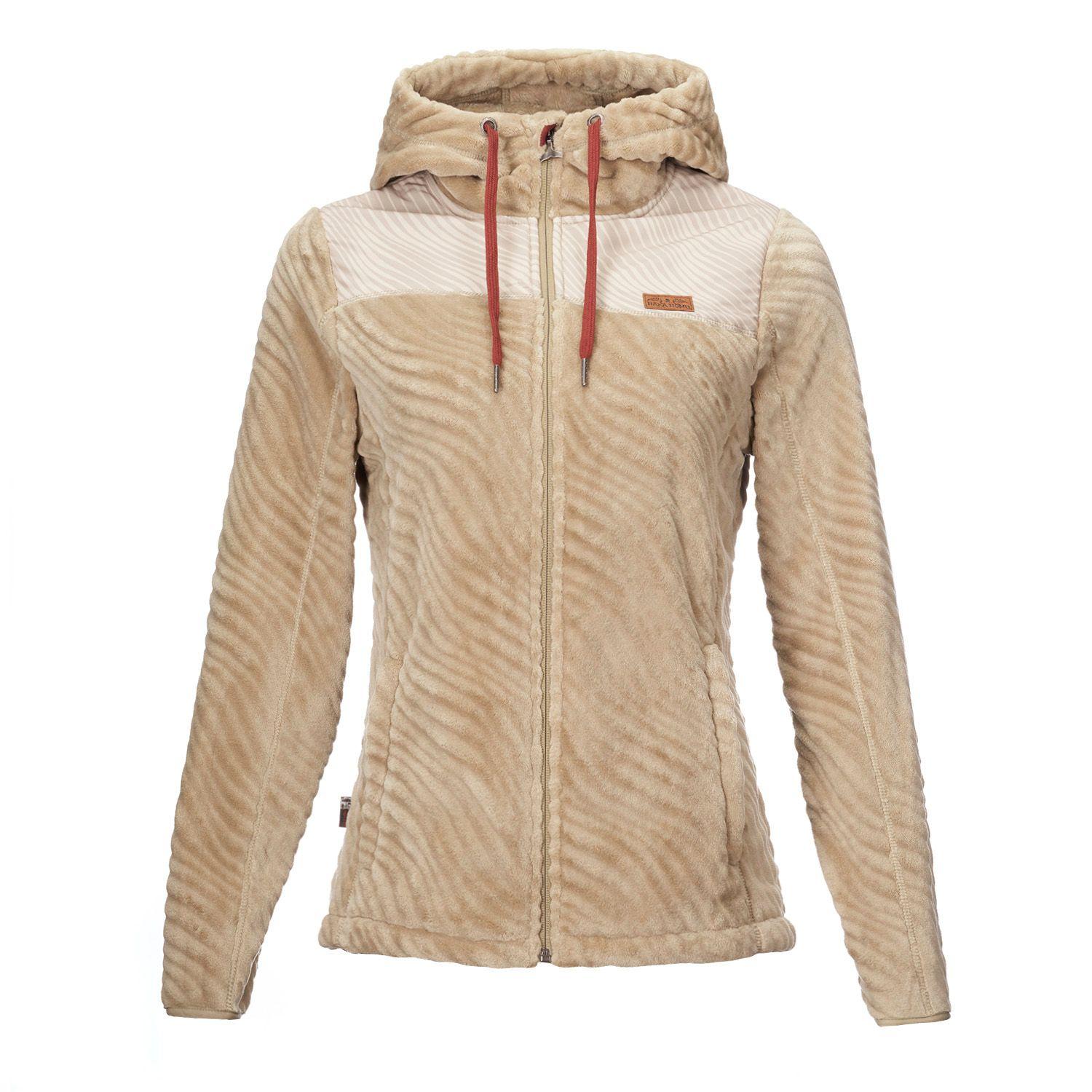 Poleron Mujer Polaroid Beige Haka Honu V22-0