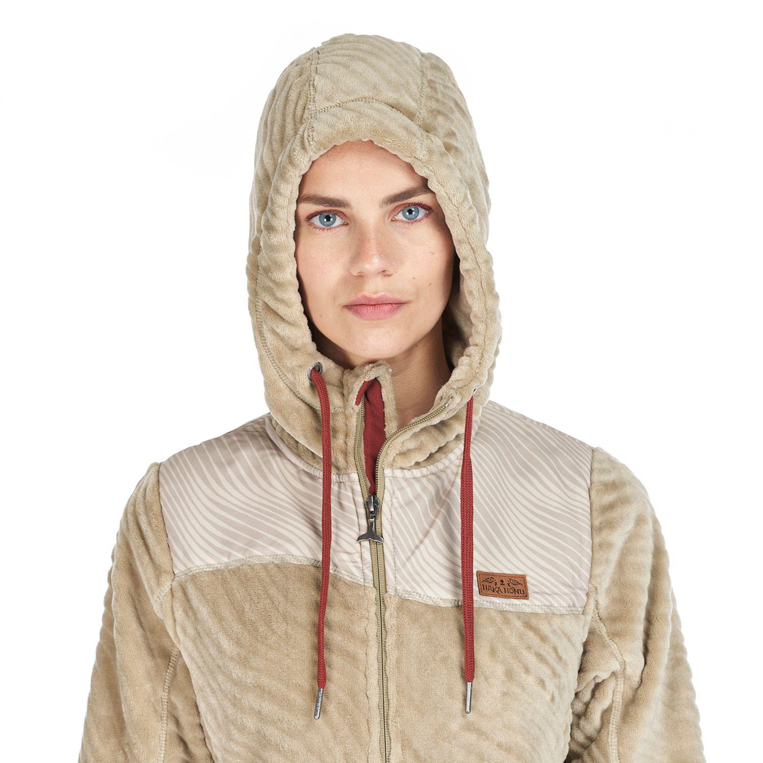 Poleron Mujer Polaroid Beige Haka Honu V22-6