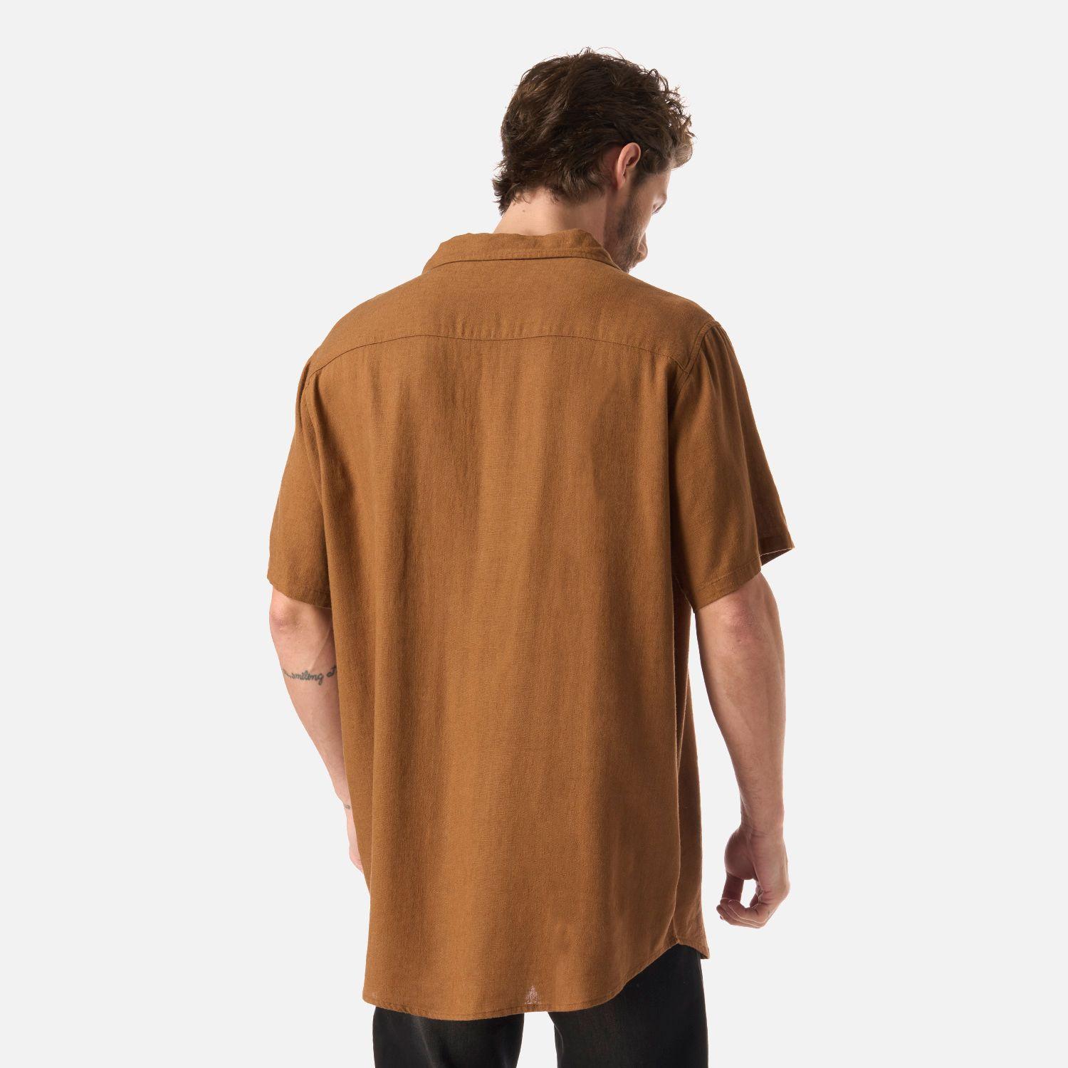 Camisa Hombre Linaje Mostaza Haka Honu V26-2