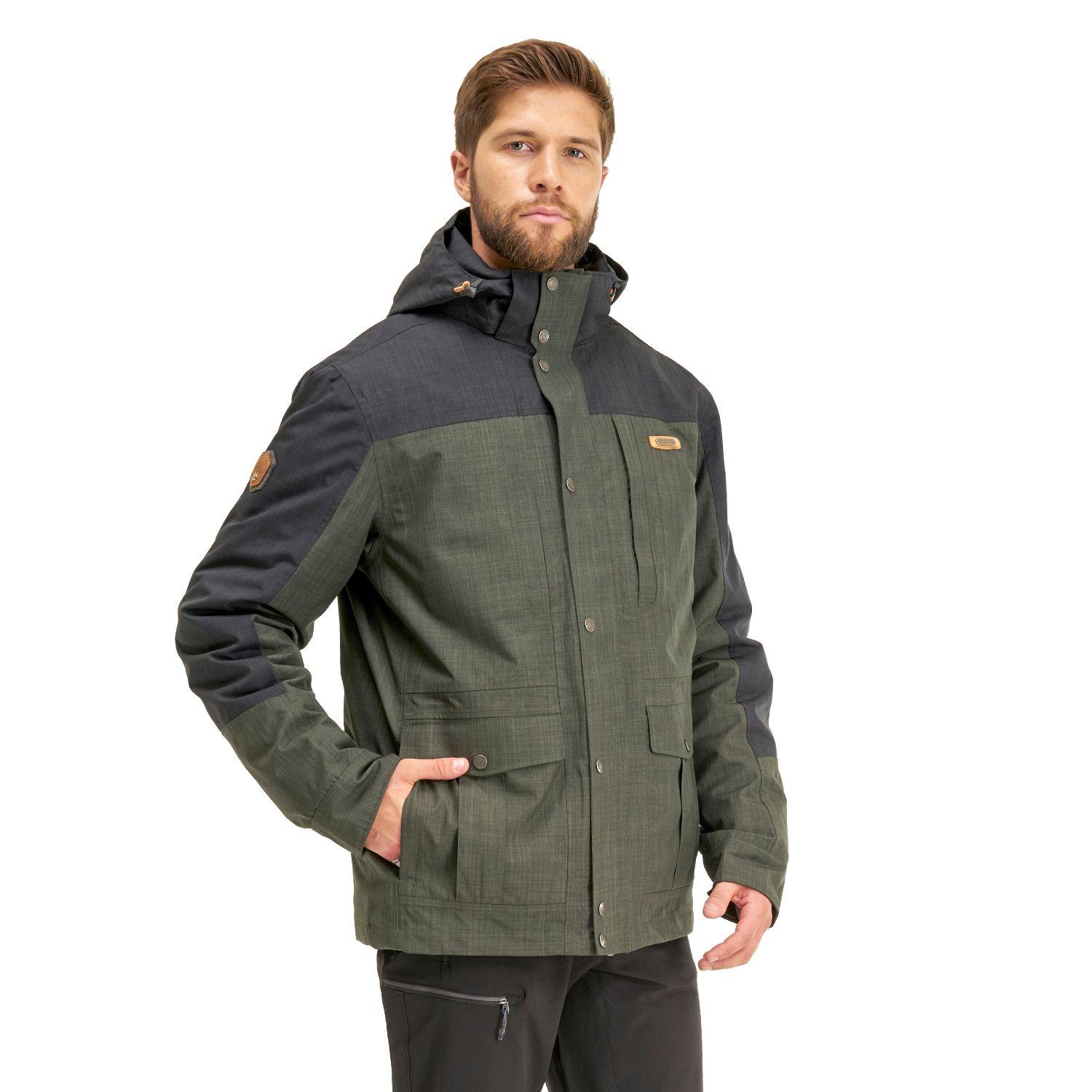 Chaqueta Hombre Nalca Fusion-3 Hoody Jacket Verde Oscuro / Grafito Lippi-1