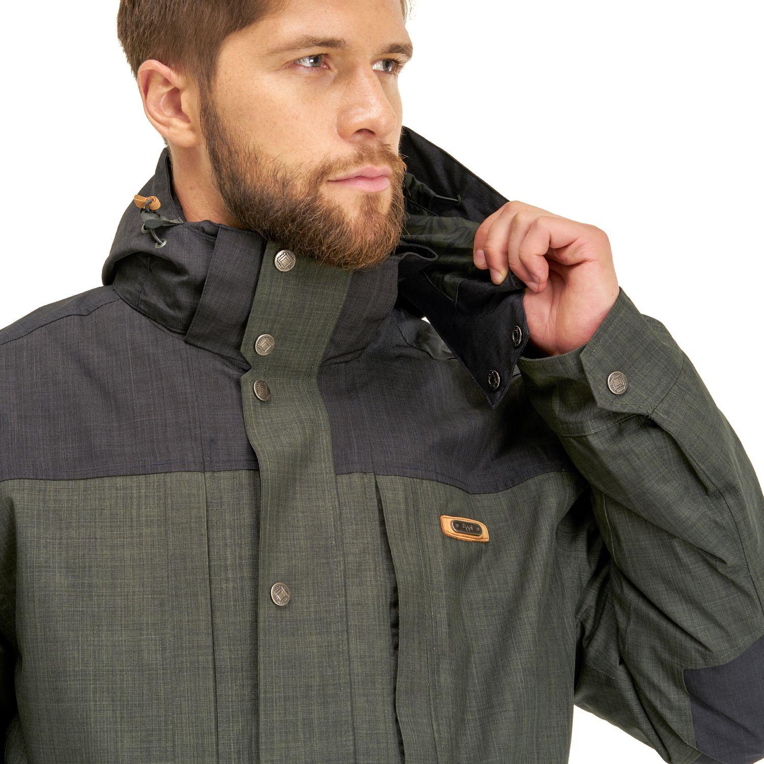 Chaqueta Hombre Nalca Fusion-3 Hoody Jacket Verde Oscuro / Grafito Lippi-3
