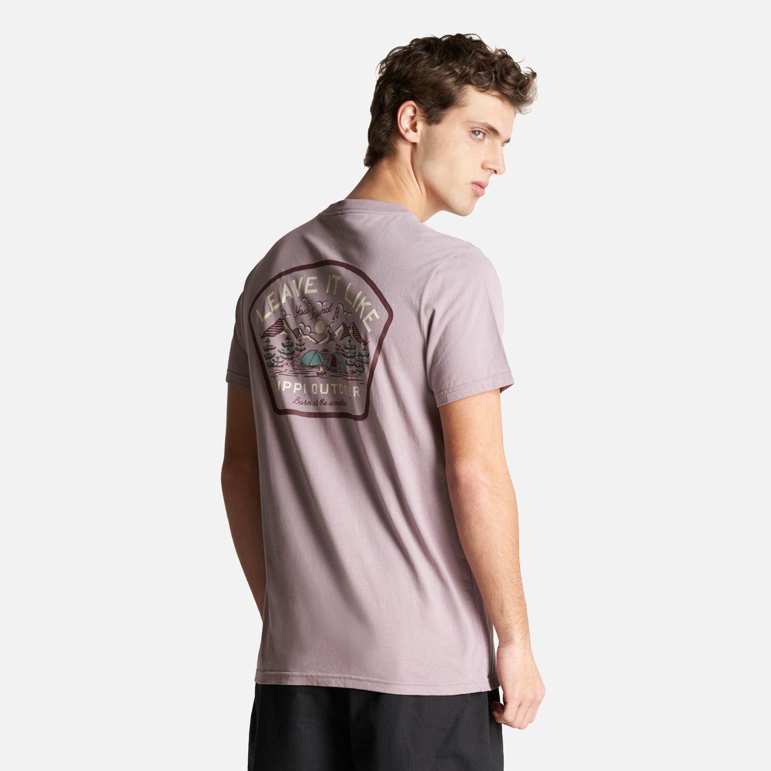 Polera Hombre Fire Place T-Shirt Malva Lippi-4