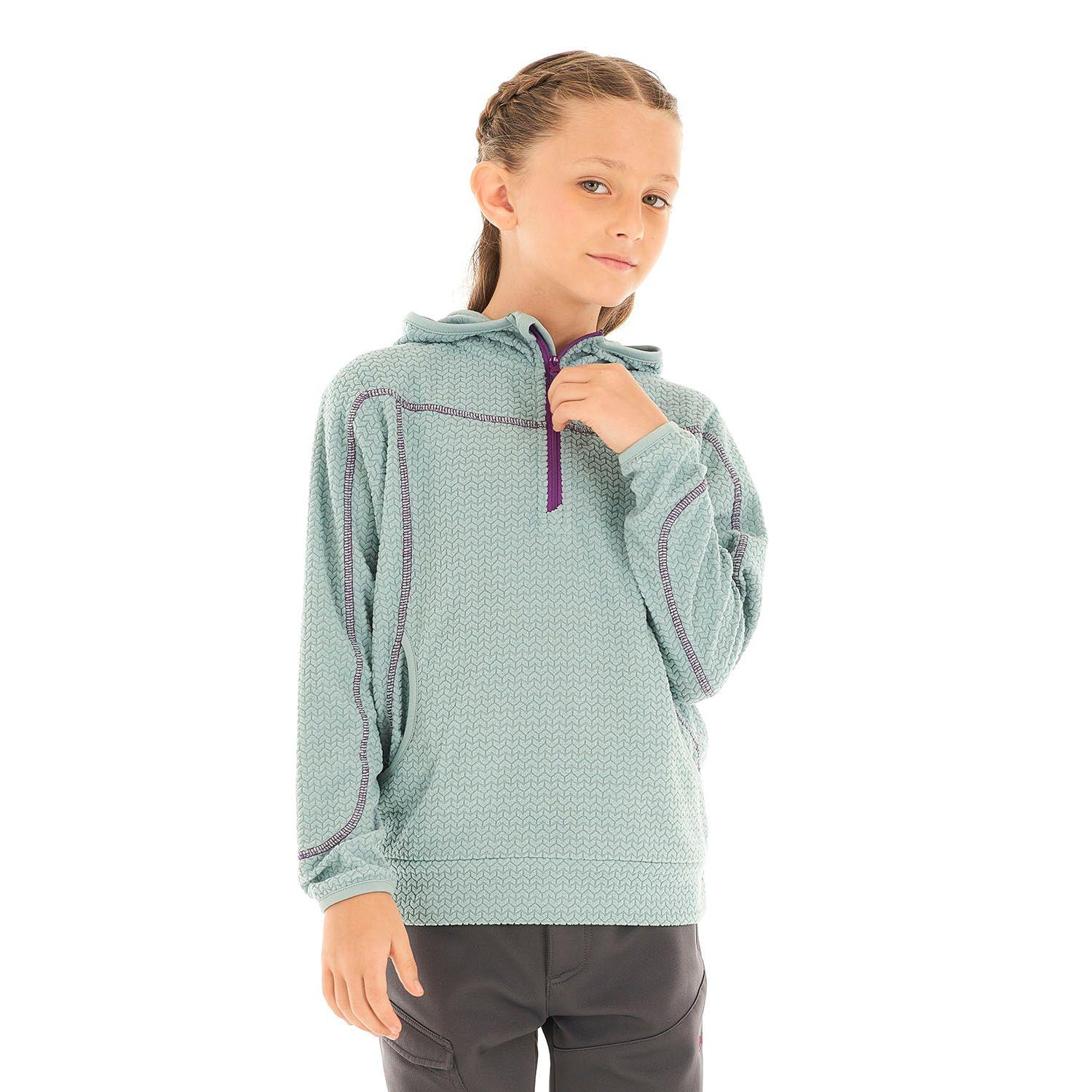 Poleron Niña Saltamontes Nano-F 14 Zip Hoody Jade Lippi-1