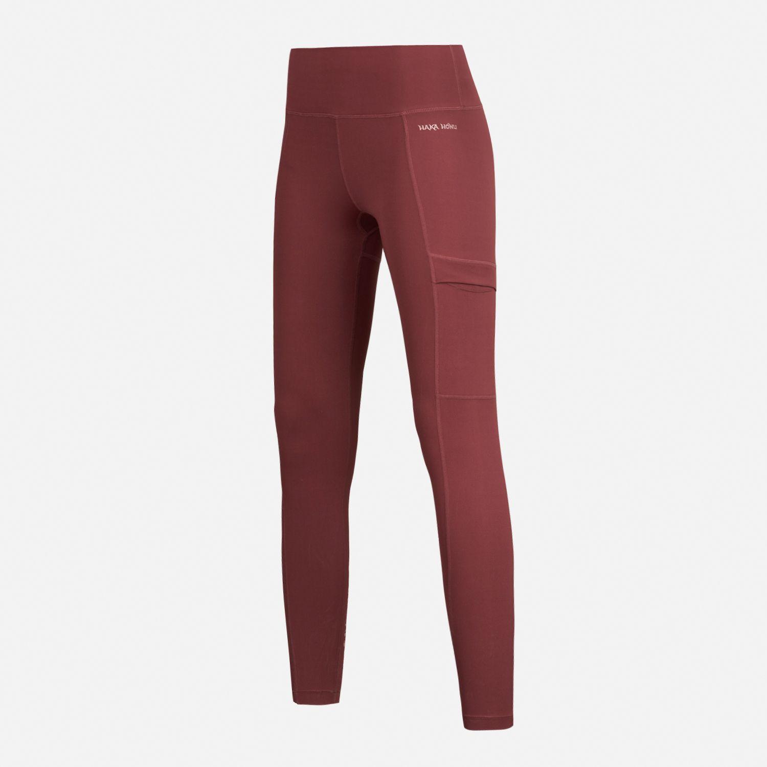 Calza Mujer Pampa Burdeo Haka Honu I23-0