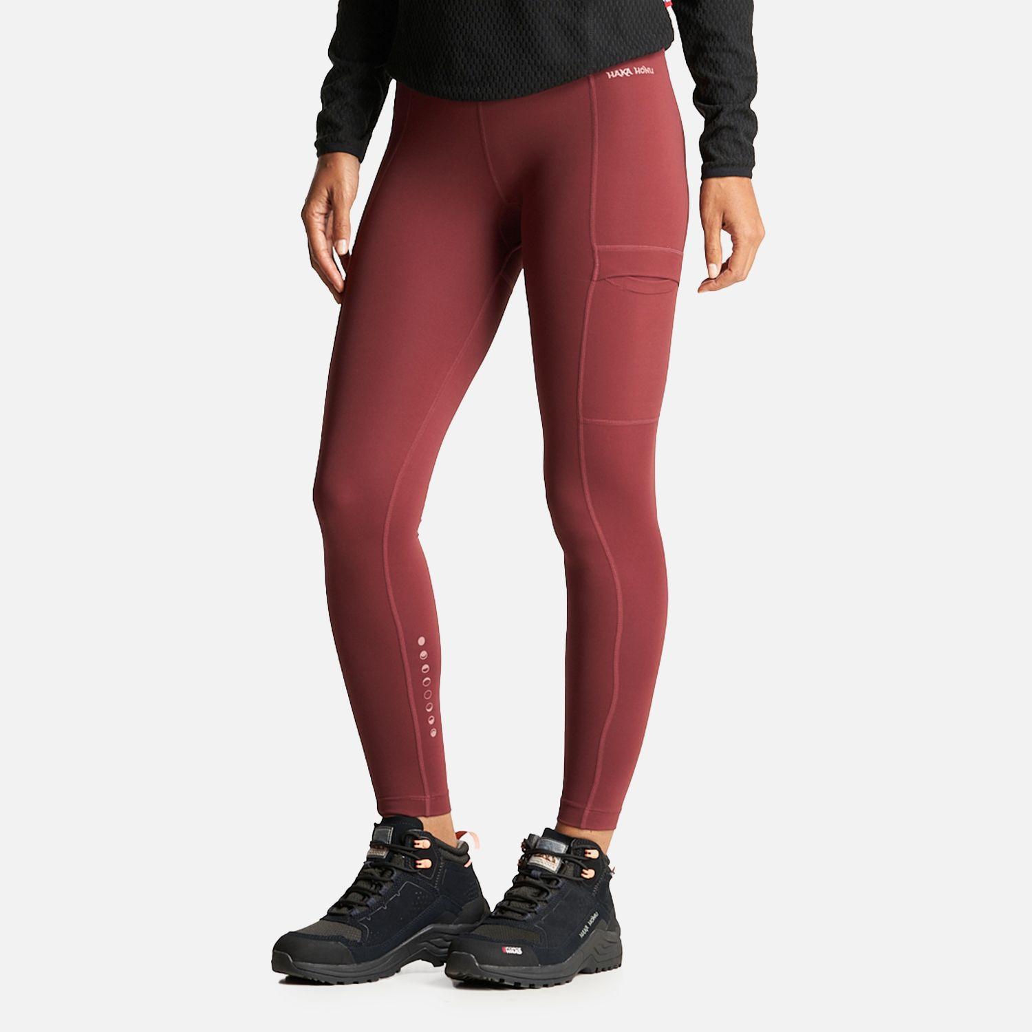 Calza Mujer Pampa Burdeo Haka Honu I23-2