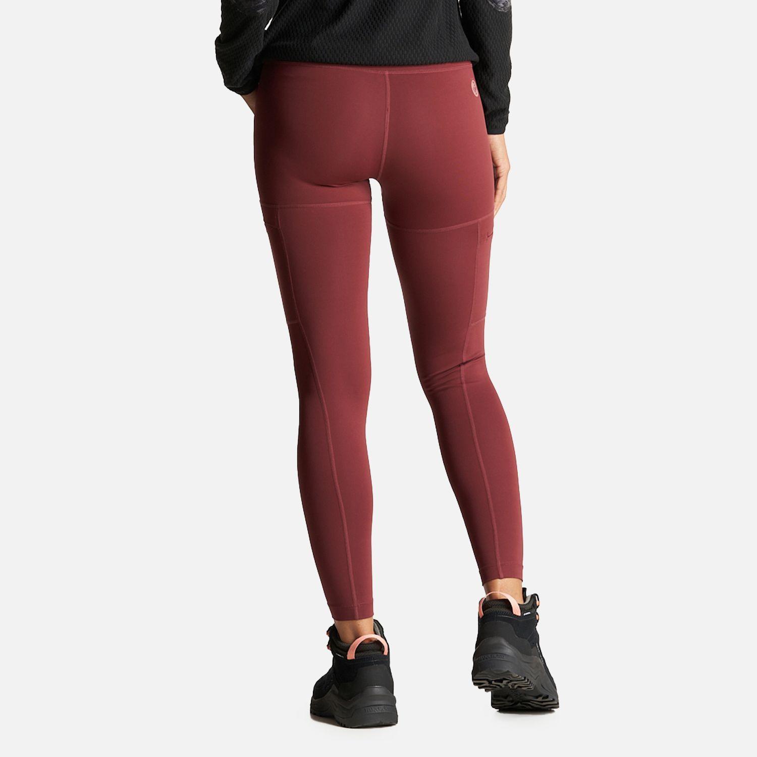 Calza Mujer Pampa Burdeo Haka Honu I23-3