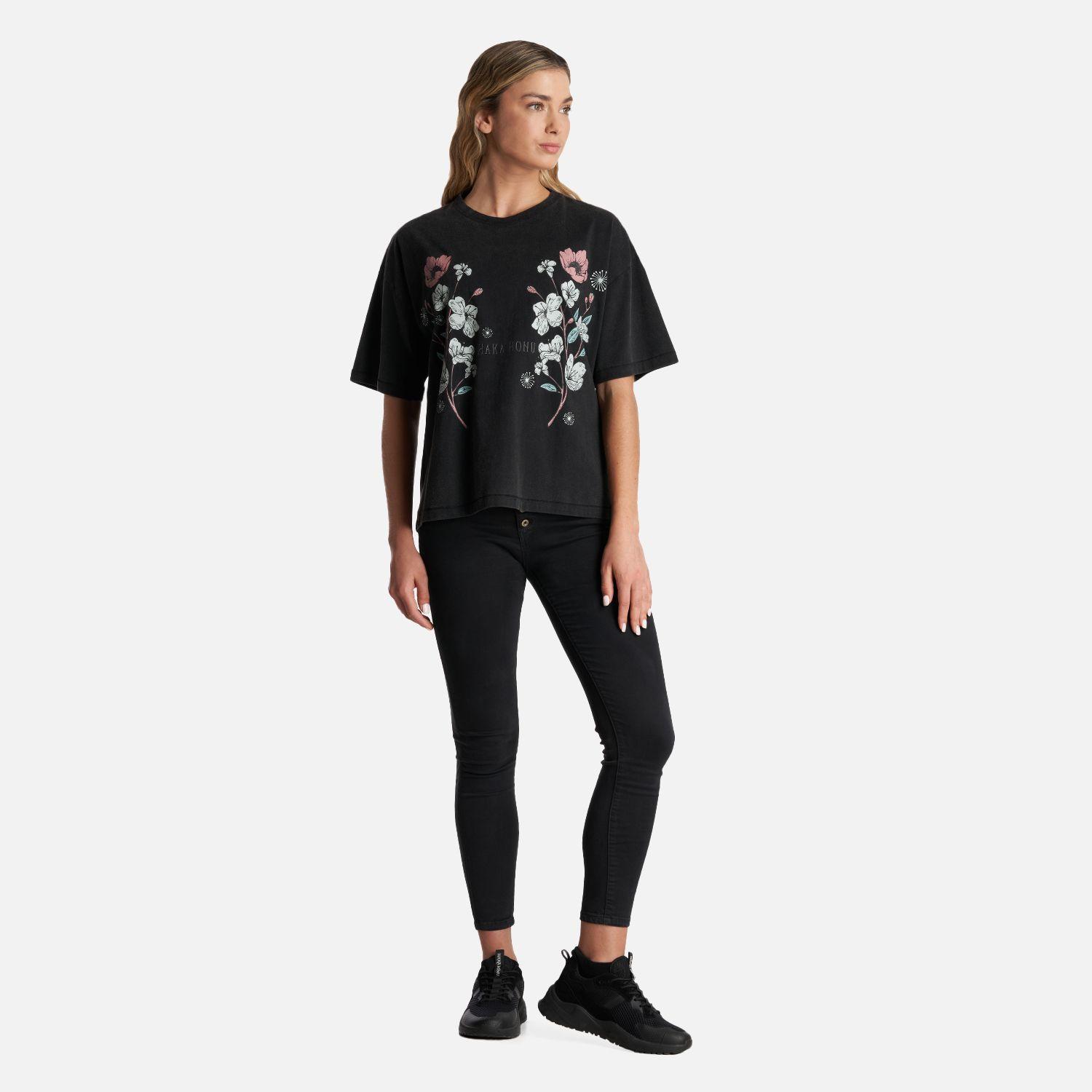 Polera Mujer Gorrion Negro Haka Honu-5