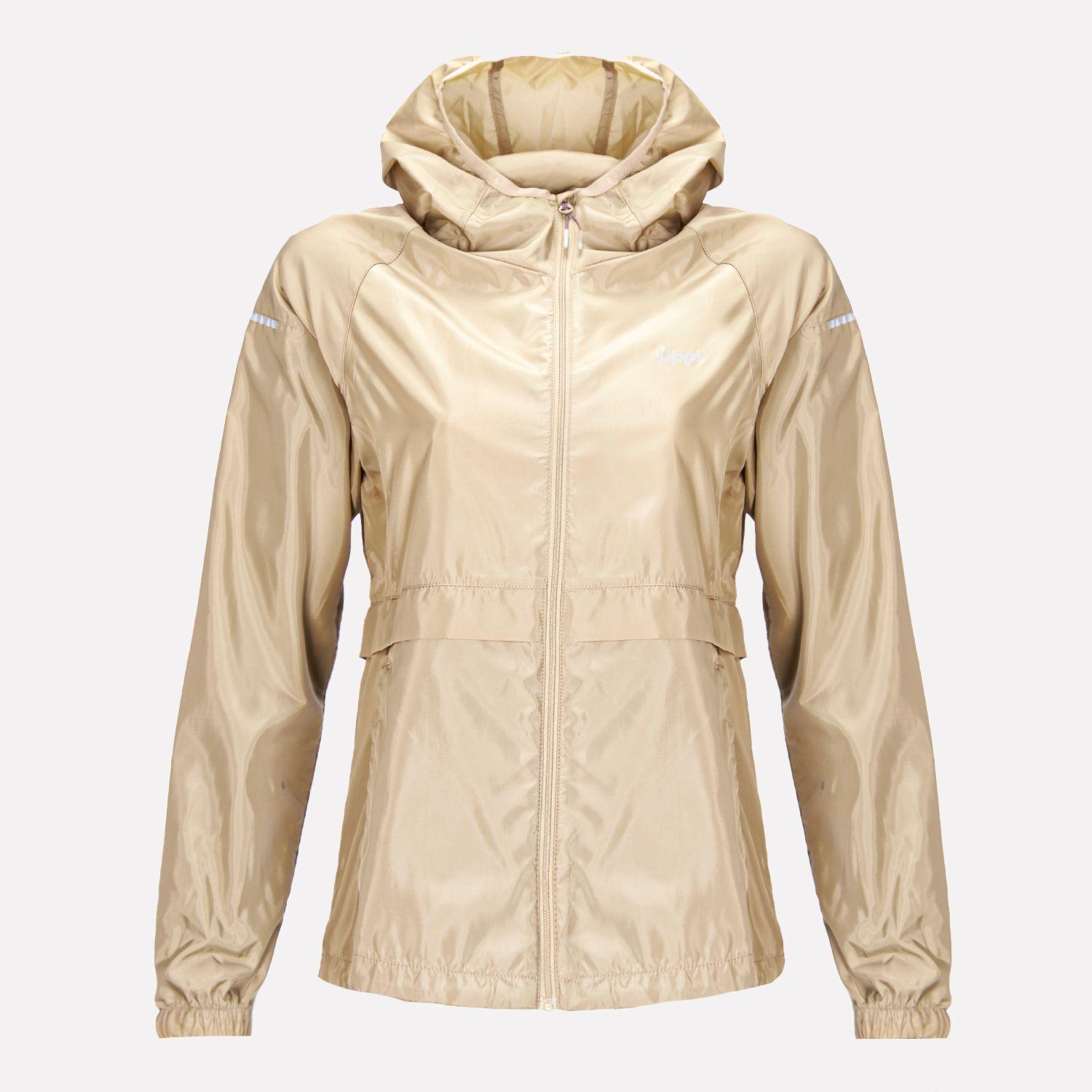 Chaqueta Mujer Nightfall WindBreaker Hoody Jacket Taupe Lippi-0