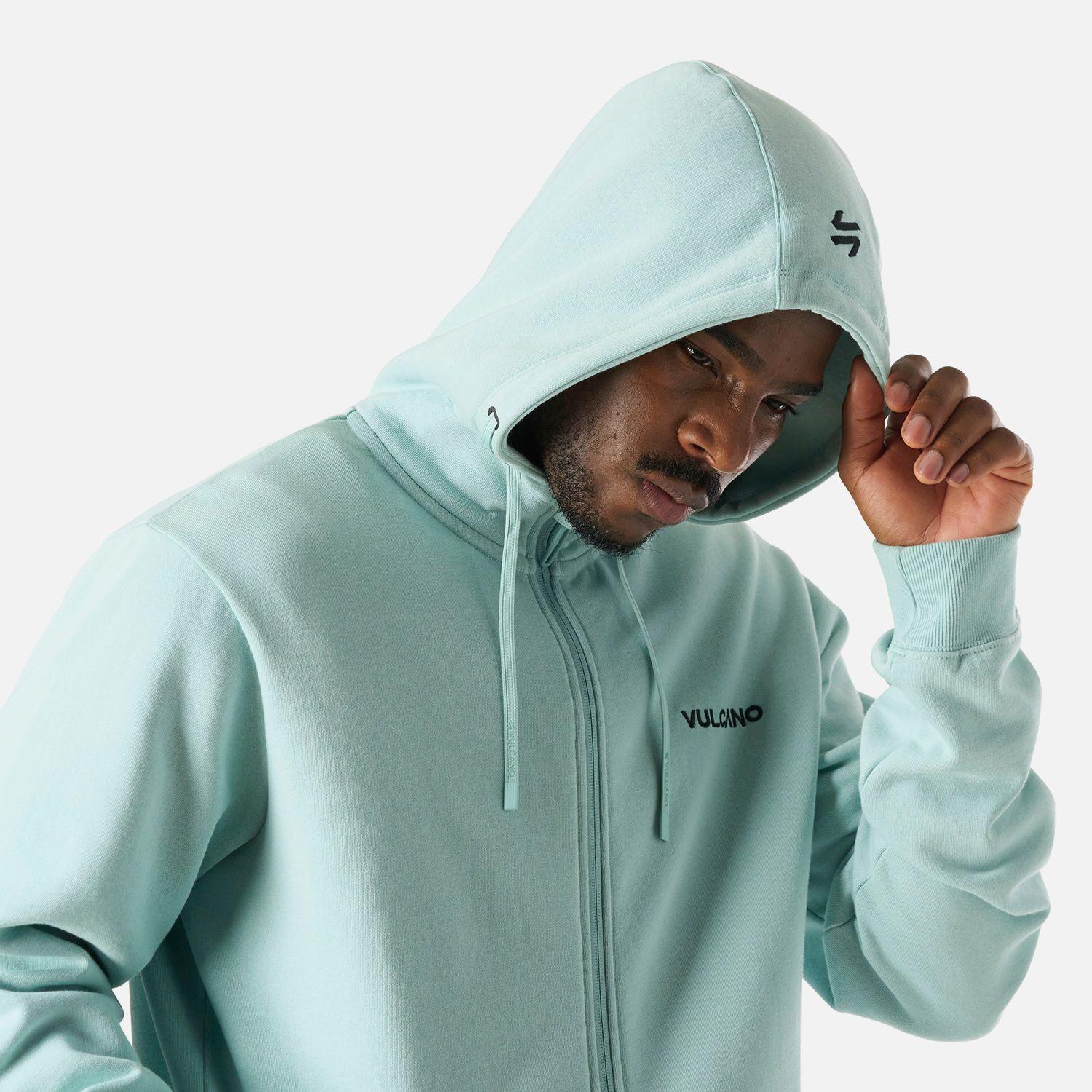 Polerón Hombre Cool Down Full Zip Hoody Jade Vulcano-4