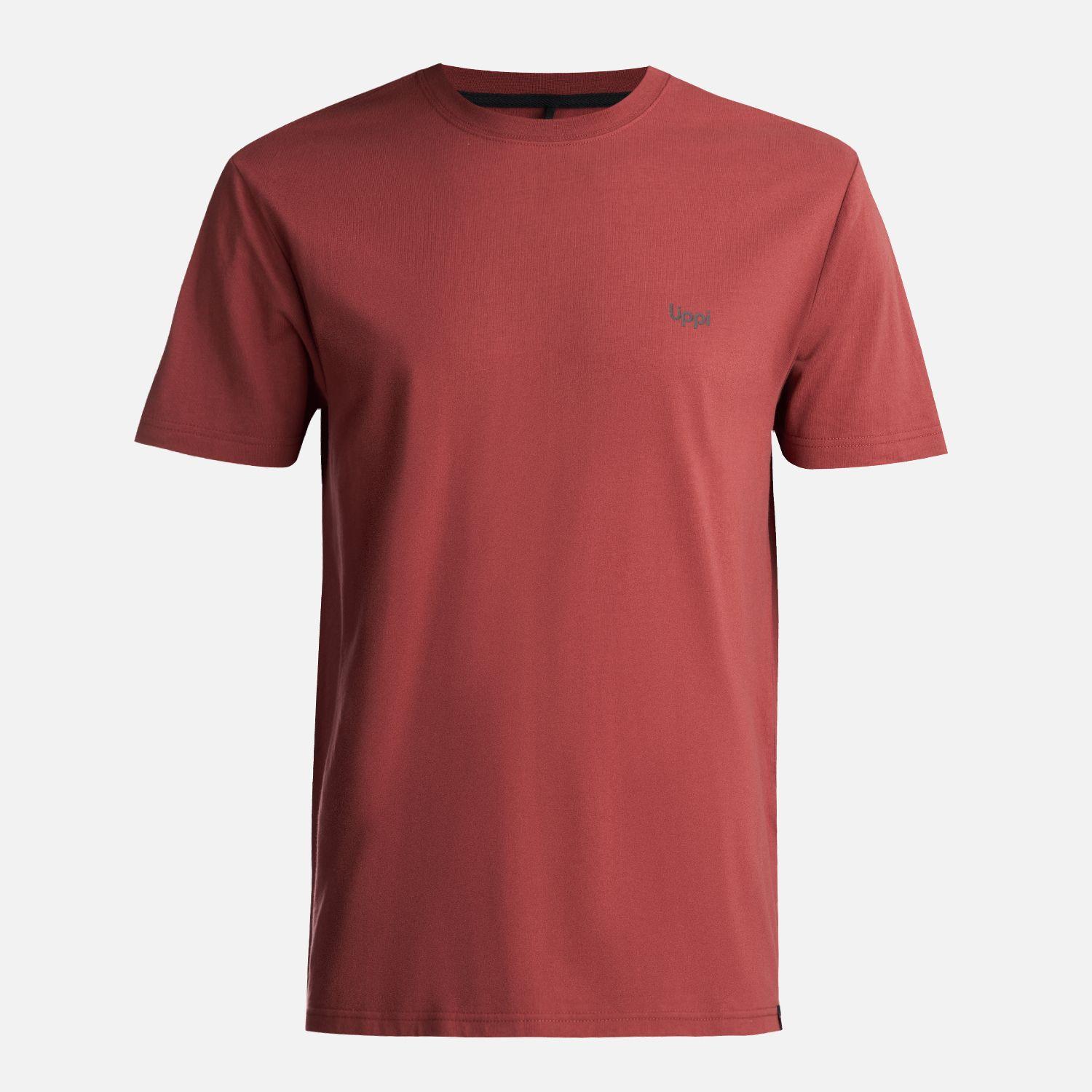 Polera Hombre Born and Raised T-Shirt Rosa Oscuro Lippi-0