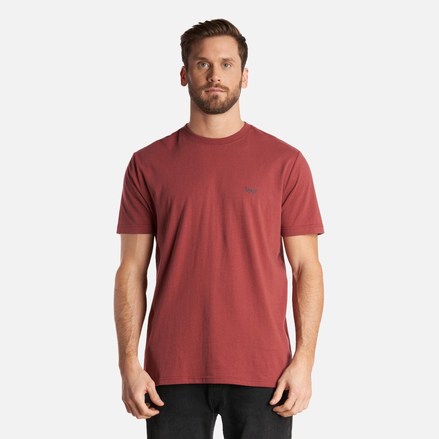 Polera Hombre Born and Raised T-Shirt Rosa Oscuro Lippi-1