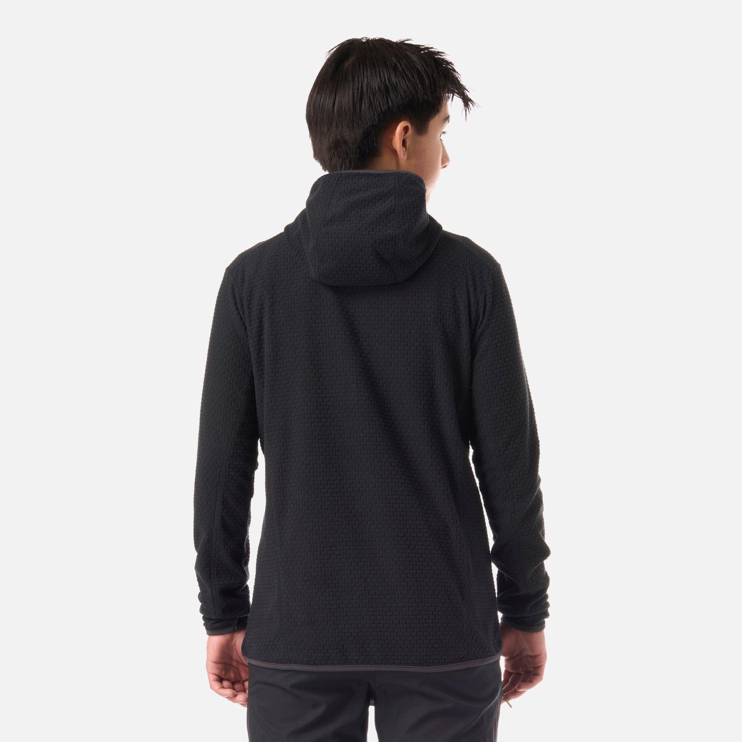 Polerón Teen Boy Mild Nano-F 1/4 Zip Hoody Negro Lippi V26-2