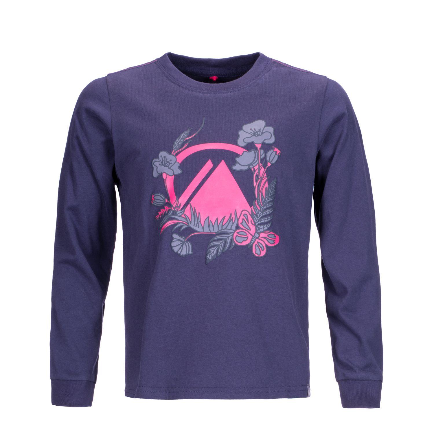Polera Niña Garden Long Sleeve T-Shirt Azul Noche Lippi-0