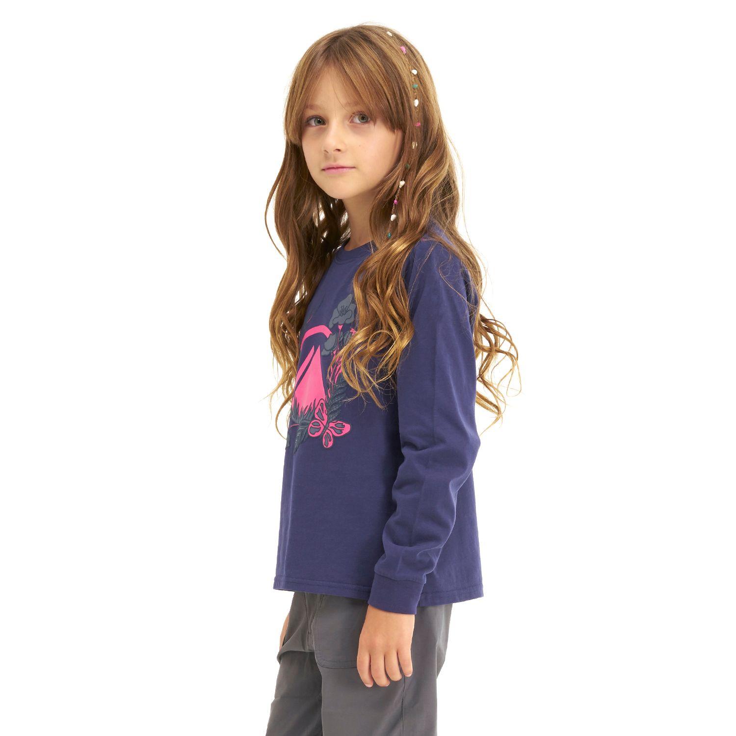 Polera Niña Garden Long Sleeve T-Shirt Azul Noche Lippi-2