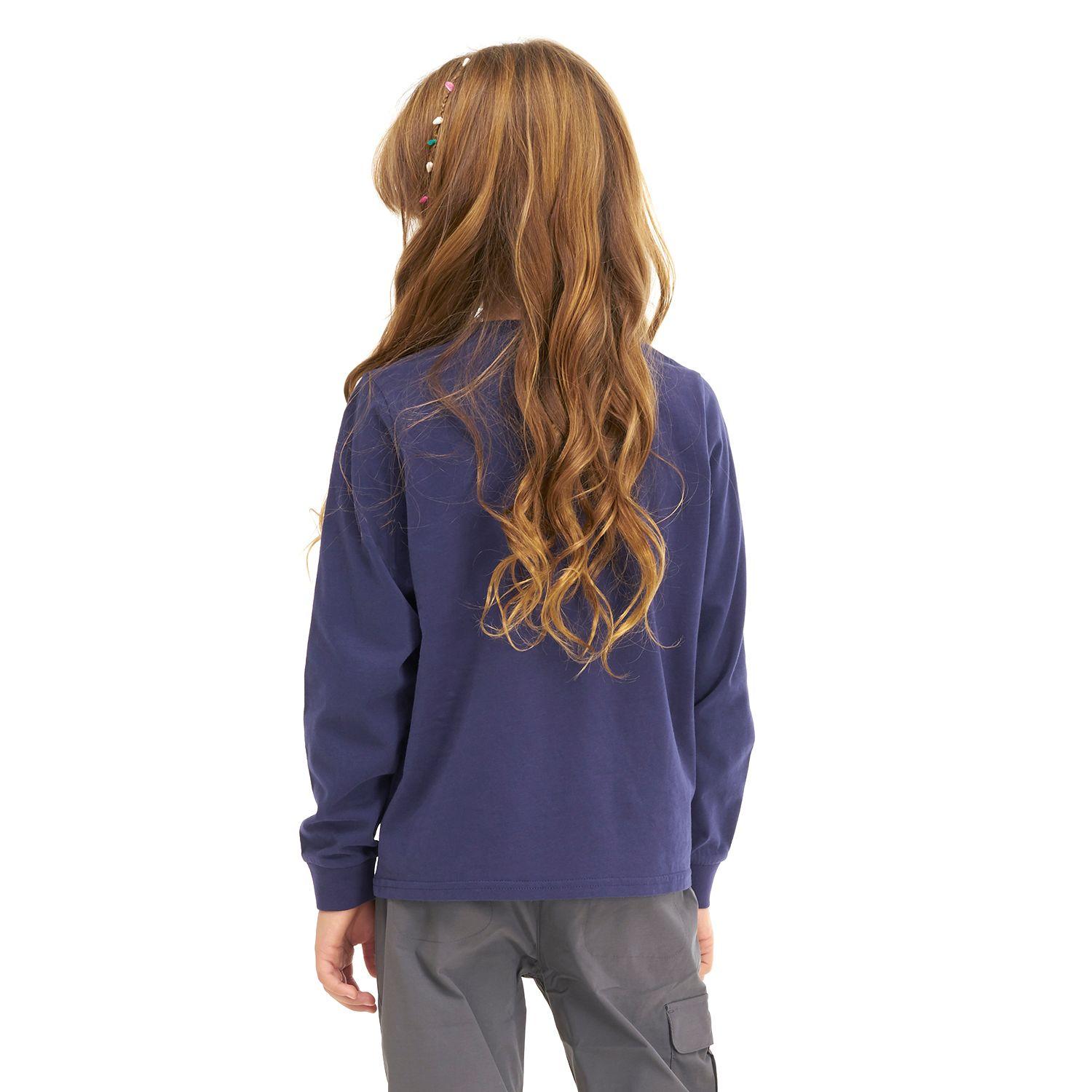 Polera Niña Garden Long Sleeve T-Shirt Azul Noche Lippi-3