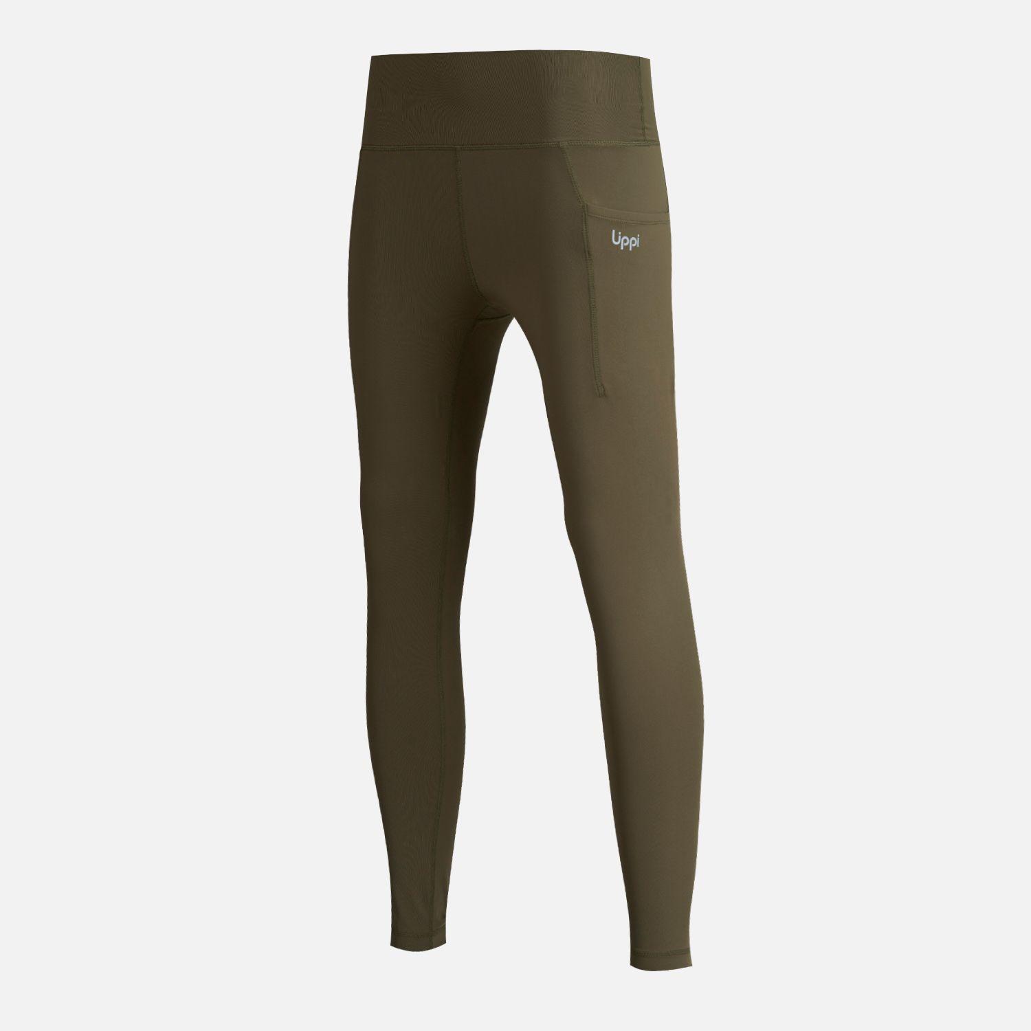 Calza Mujer In-Action Sport Leggings Verde Militar Lippi-0