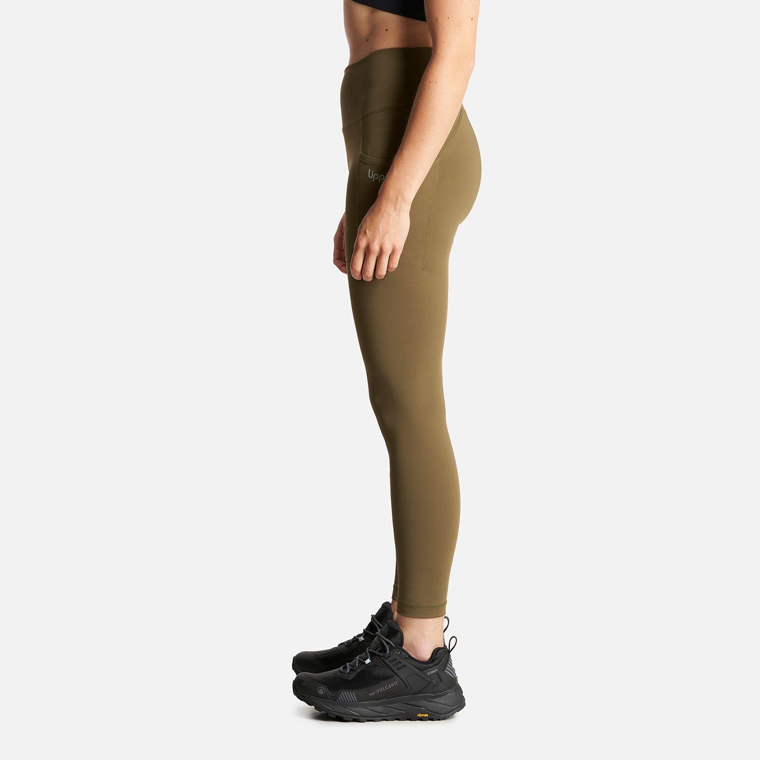Calza Mujer In-Action Sport Leggings Verde Militar Lippi-3