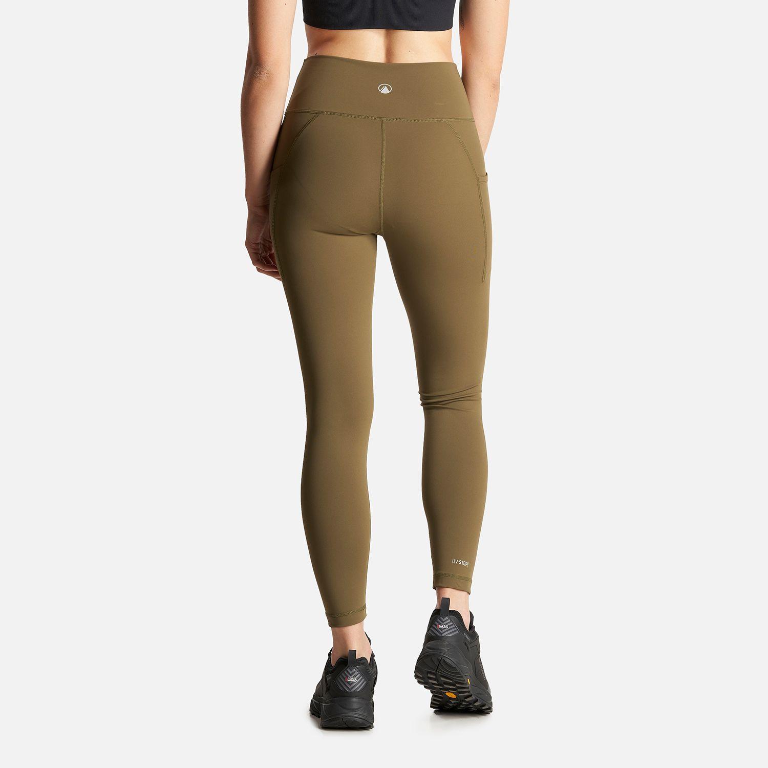 Calza Mujer In-Action Sport Leggings Verde Militar Lippi-4