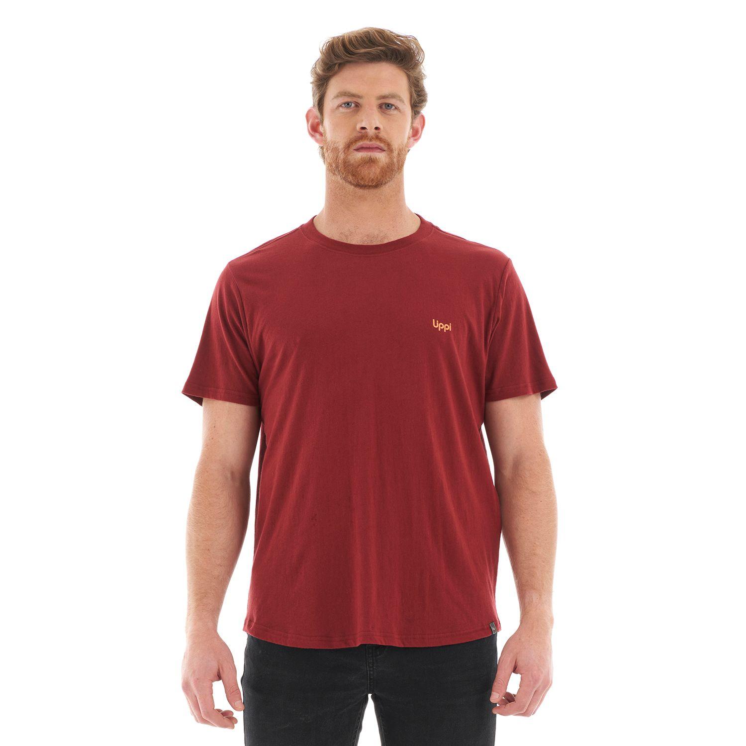 Polera Hombre Cerro La Junta T-Shirt Rojo Lippi-1