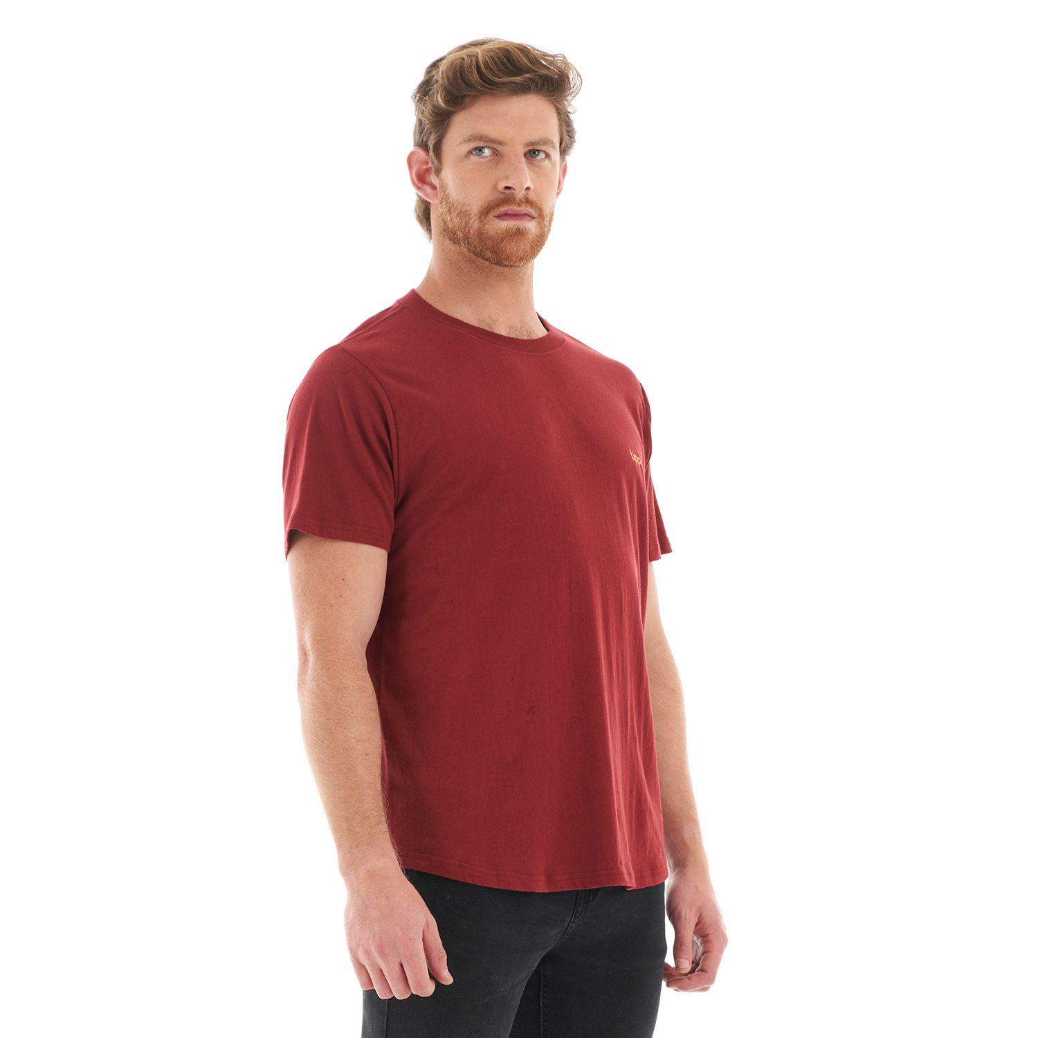 Polera Hombre Cerro La Junta T-Shirt Rojo Lippi-2