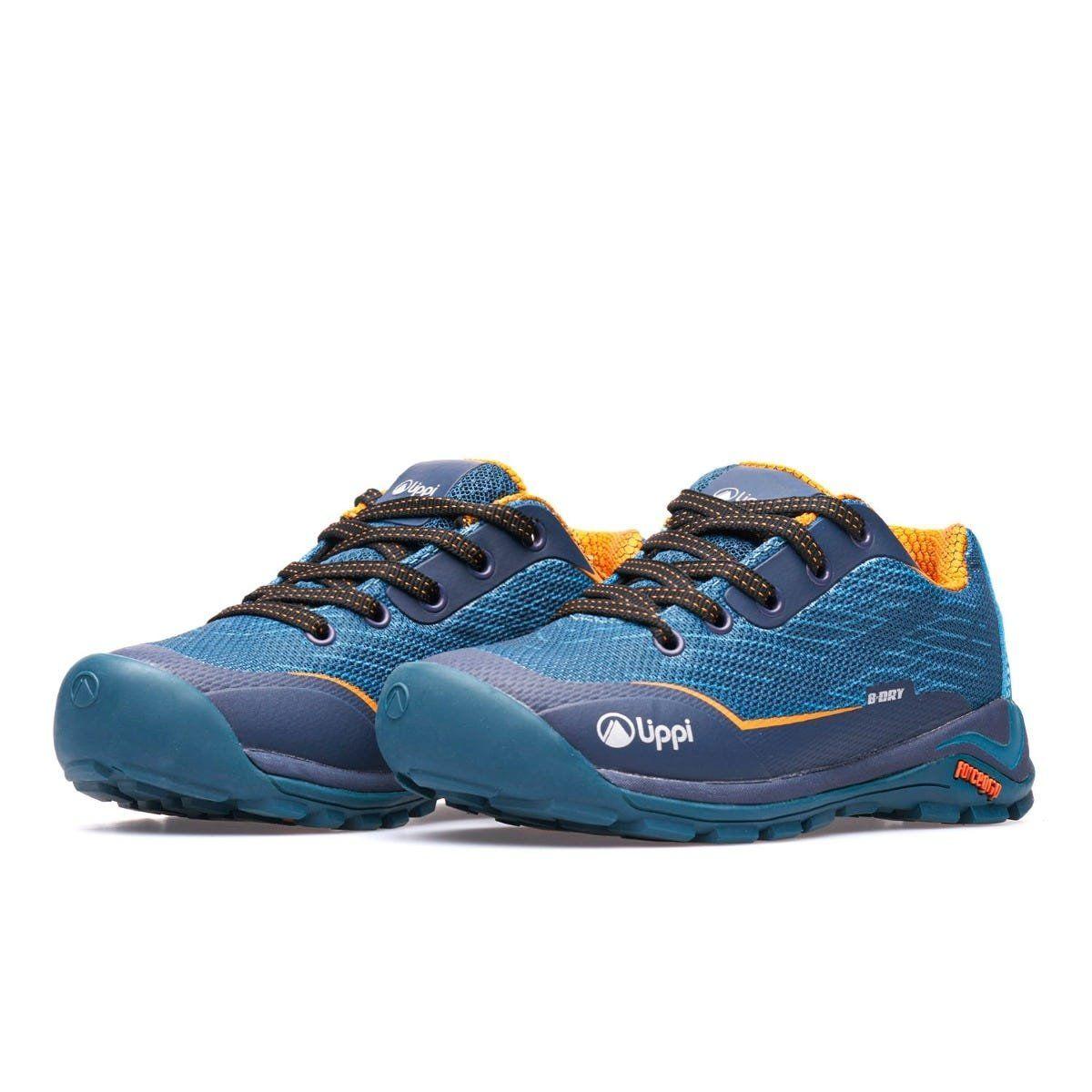 Zapato Niño Intense Hike Kids Low Petroleo Naranjo Lippi-2