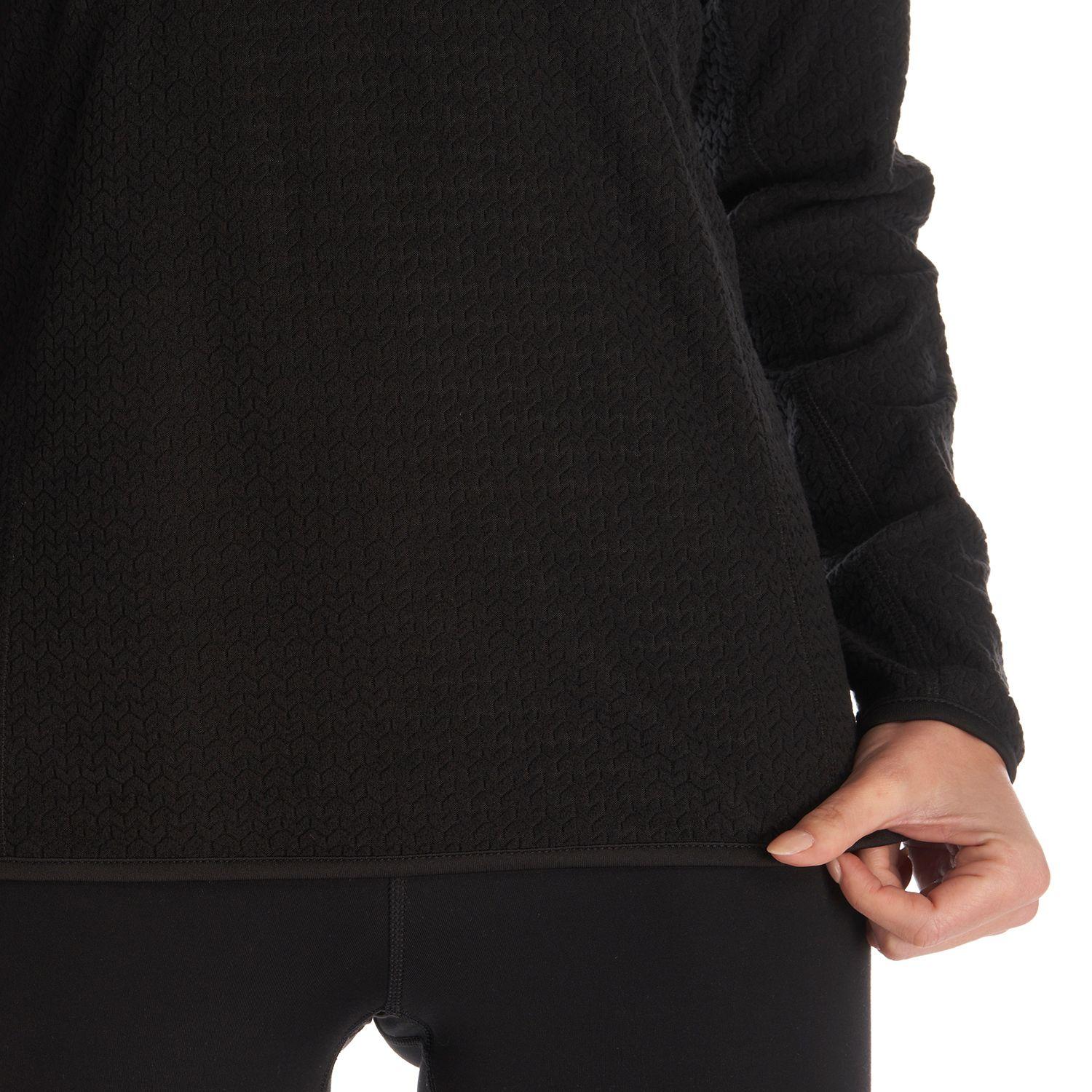 Poleron Mujer Jacaranda Nano-F 14 Zip Negro Lippi V23-7