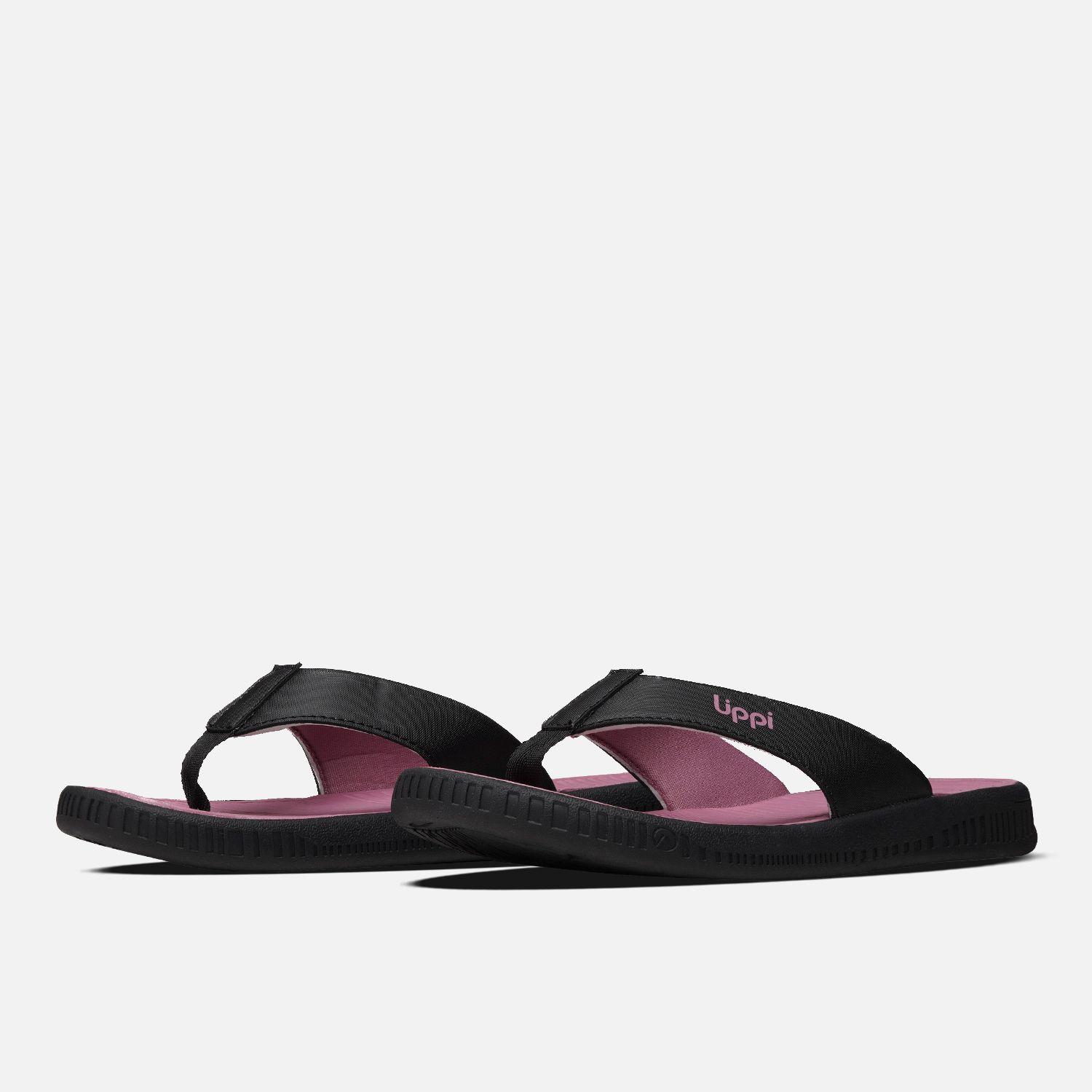 Sandalia Mujer Take Go Negro Lippi V26-4