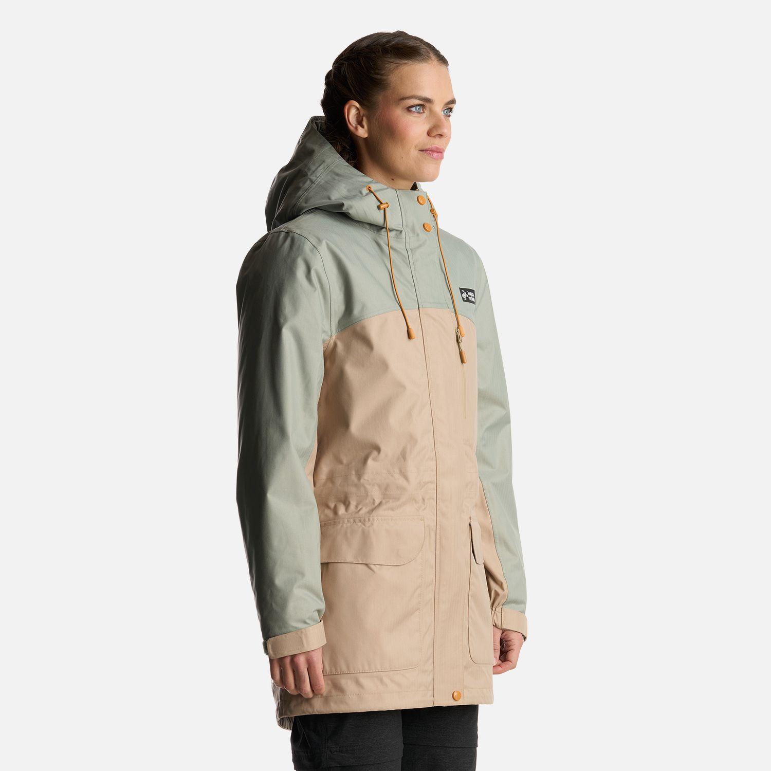 Chaqueta Mujer Perro Guapo Pro Taupe Haka Honu-2