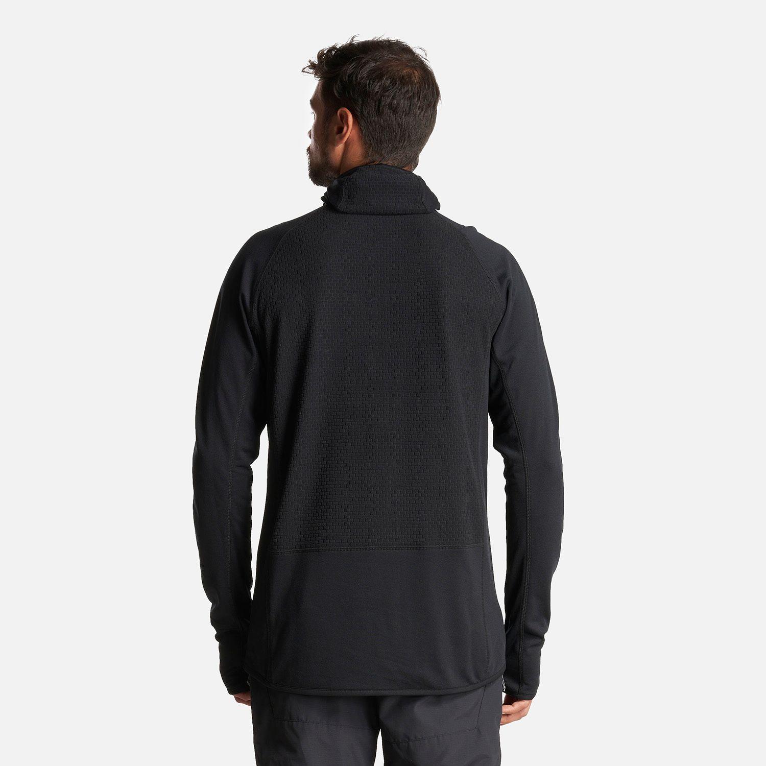 Poleron Hombre Jacaranda Mountain Nano-F 1/4 Zip Hoody Negro Lippi-4