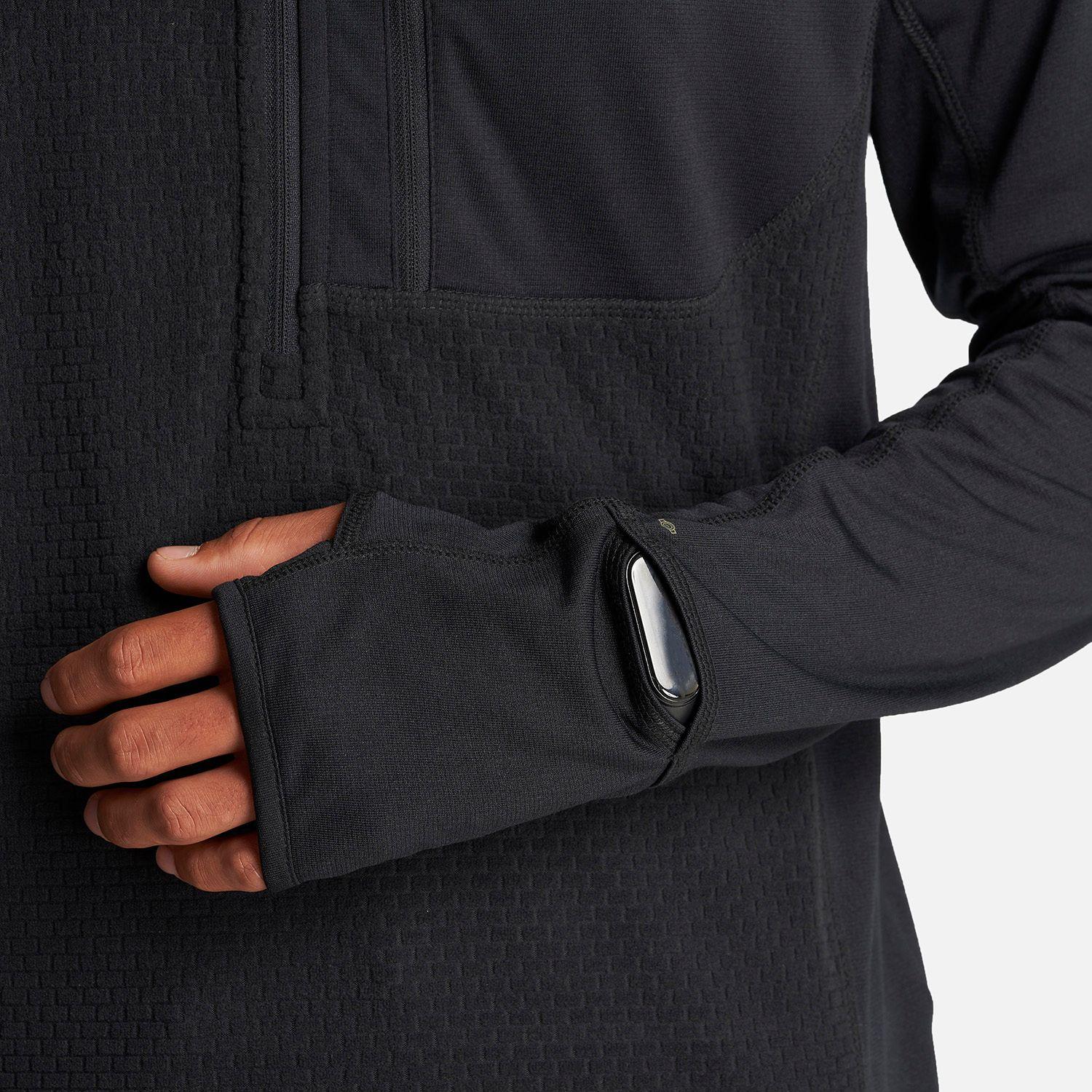 Poleron Hombre Jacaranda Mountain Nano-F 1/4 Zip Hoody Negro Lippi-6