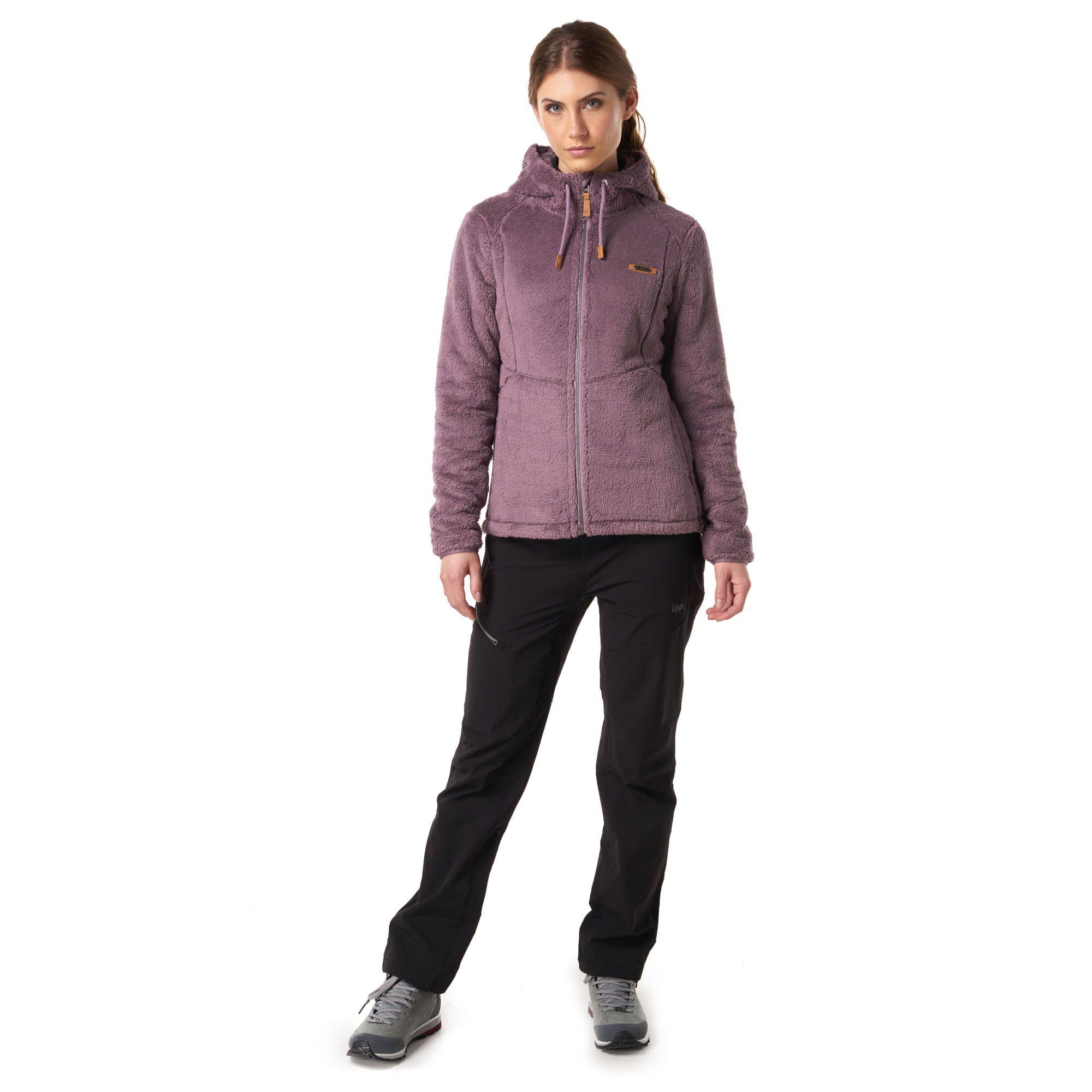 Chaqueta Mujer Bear Shaggy-Pro Hoody Jacket Malva Lippi I19-1