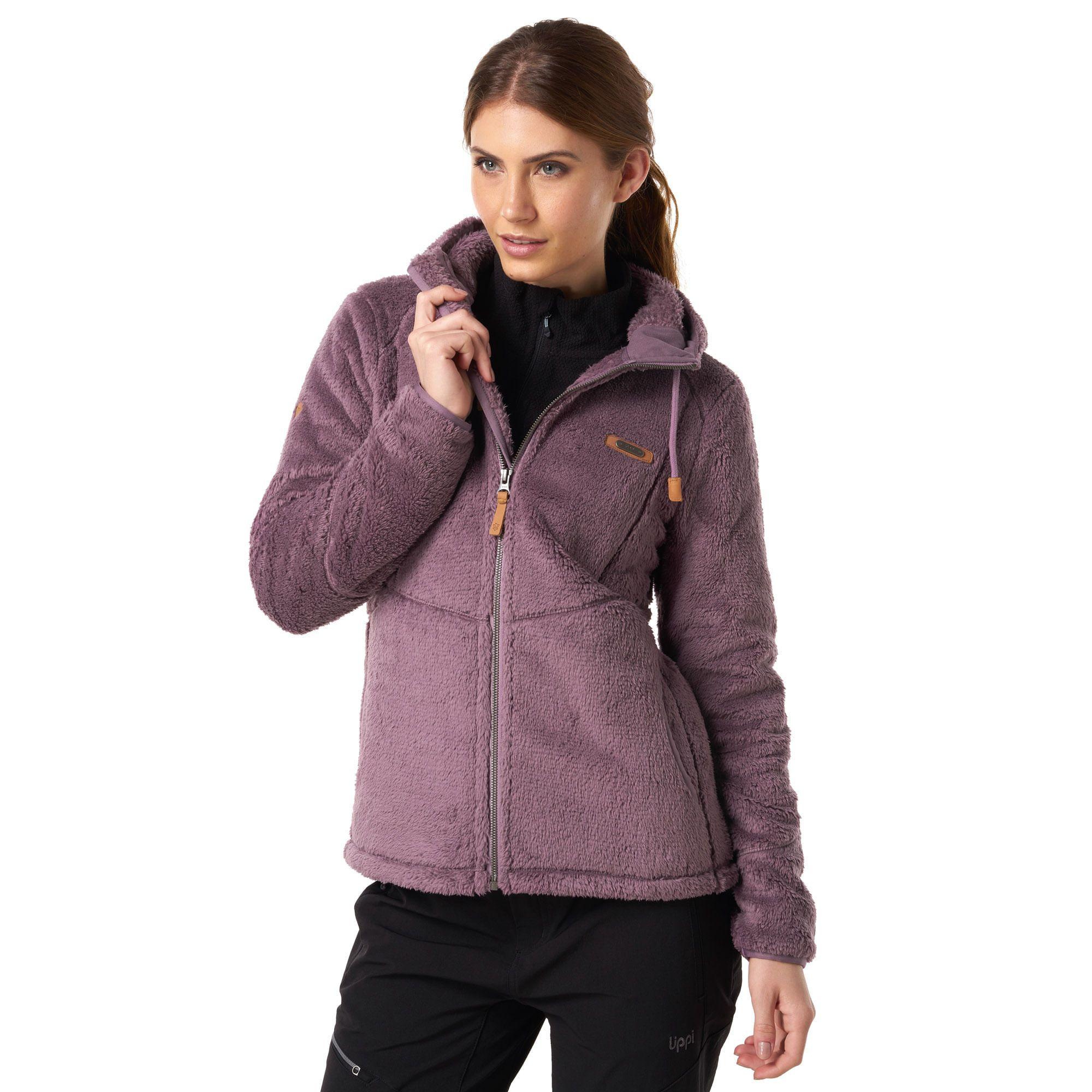 Chaqueta Mujer Bear Shaggy-Pro Hoody Jacket Malva Lippi I19-2