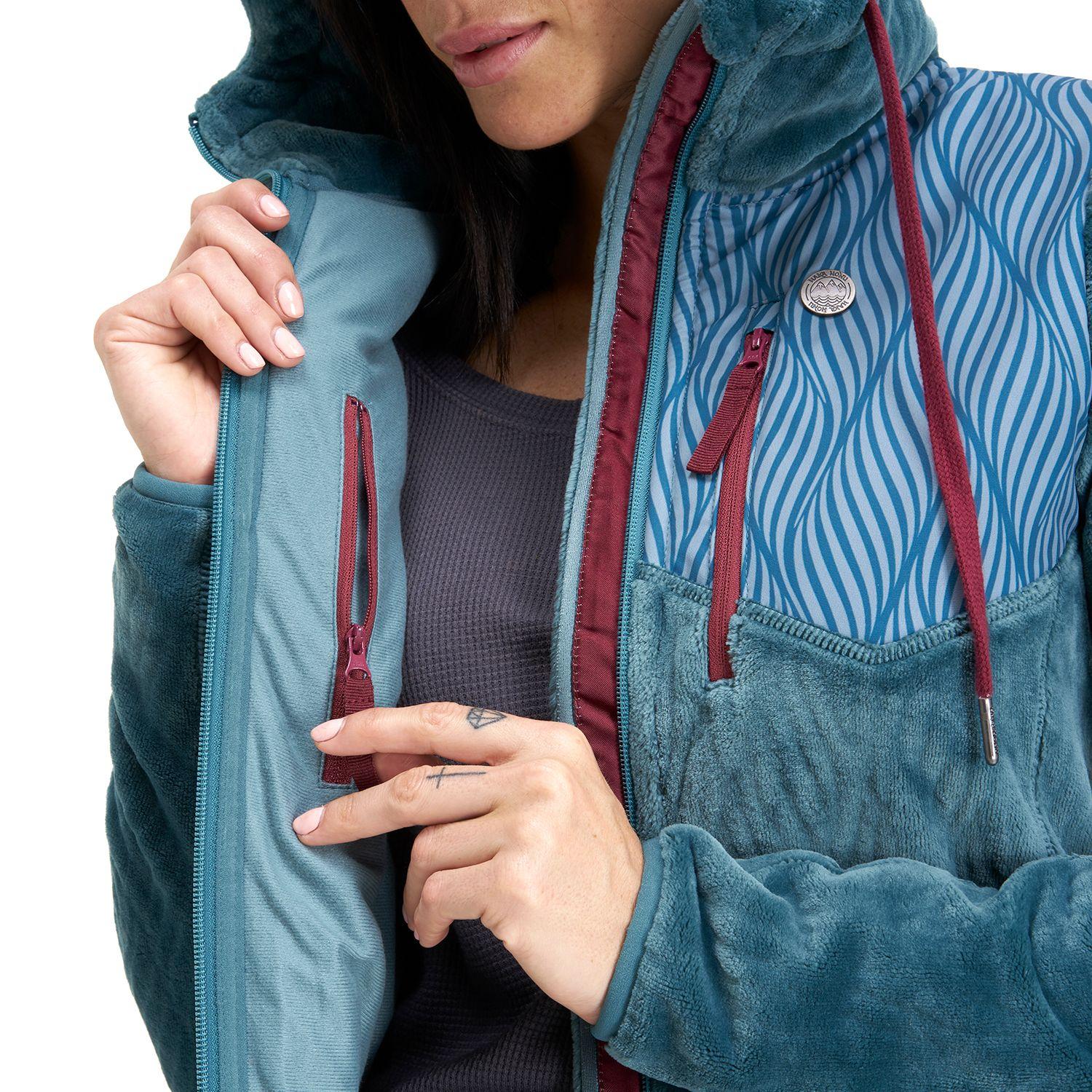 Poleron Mujer Polaroid Verde Haka Honu-5