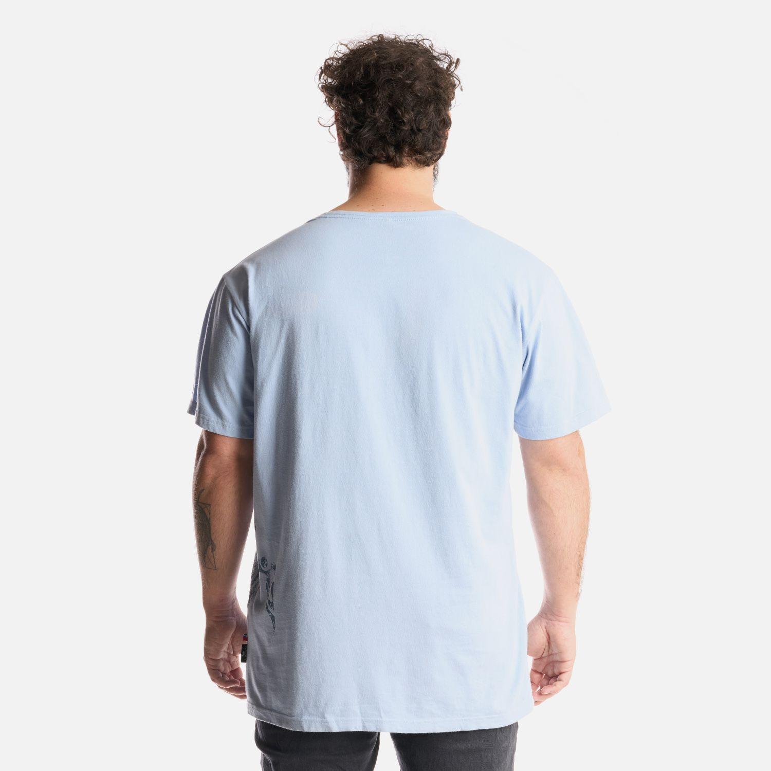 Polera Hombre Haka Celeste Haka Honu I24-3