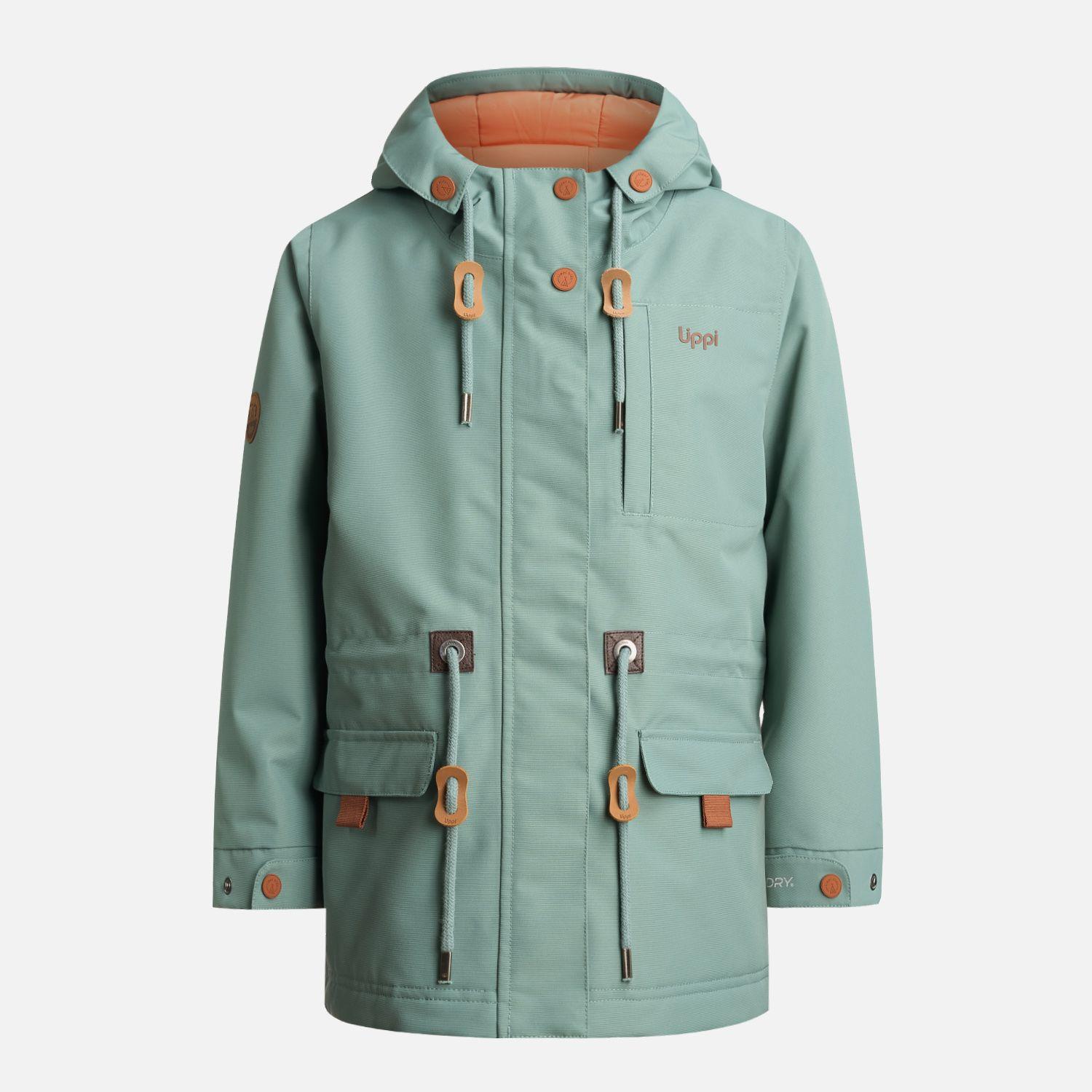 Chaqueta Niña Rainy B-Dry Hoody Jacket Jade Oscuro Lippi-0