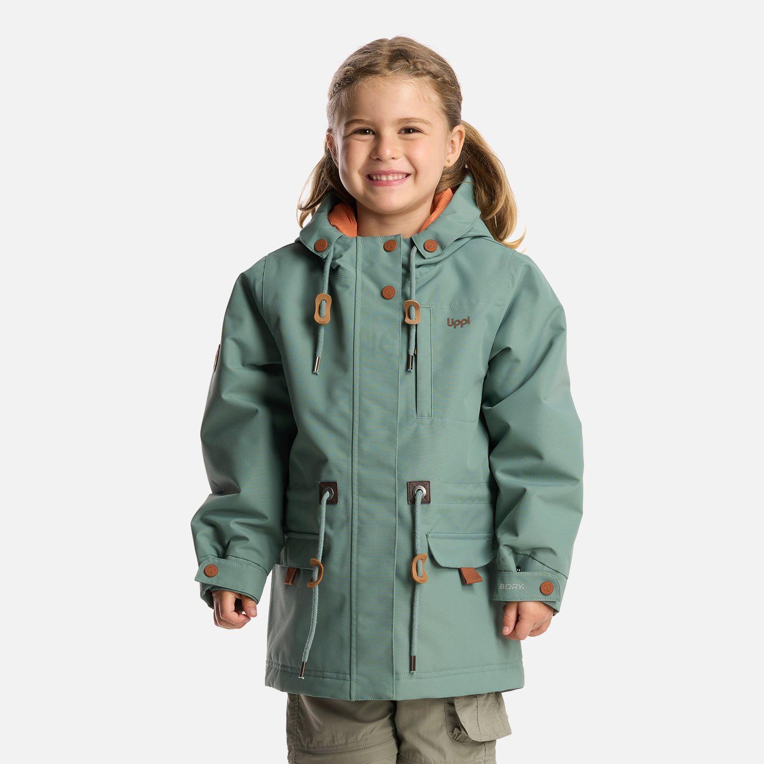 Chaqueta Niña Rainy B-Dry Hoody Jacket Jade Oscuro Lippi-1