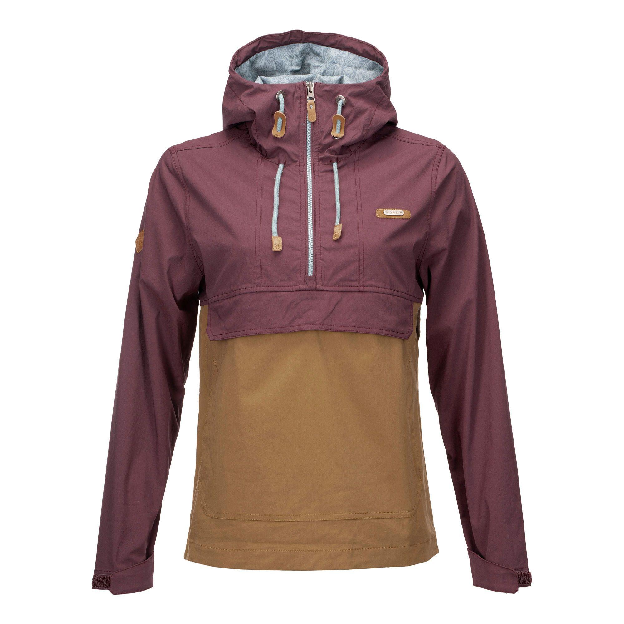 Chaqueta Mujer Blowy Windbreaker Anorak Jacket Frambuesa Oscuro / Mostaza Oscuro Lippi-0