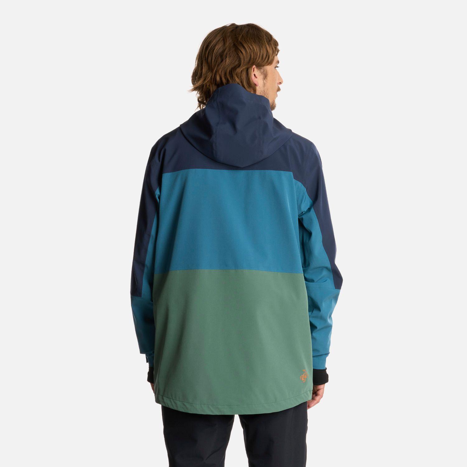 Chaqueta Hombre Viento Blanco Azul Noche Haka Honu I25-2