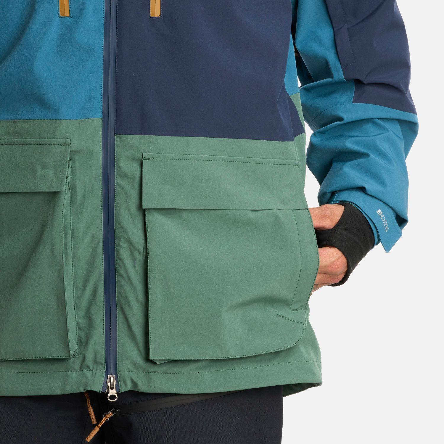 Chaqueta Hombre Viento Blanco Azul Noche Haka Honu I25-7