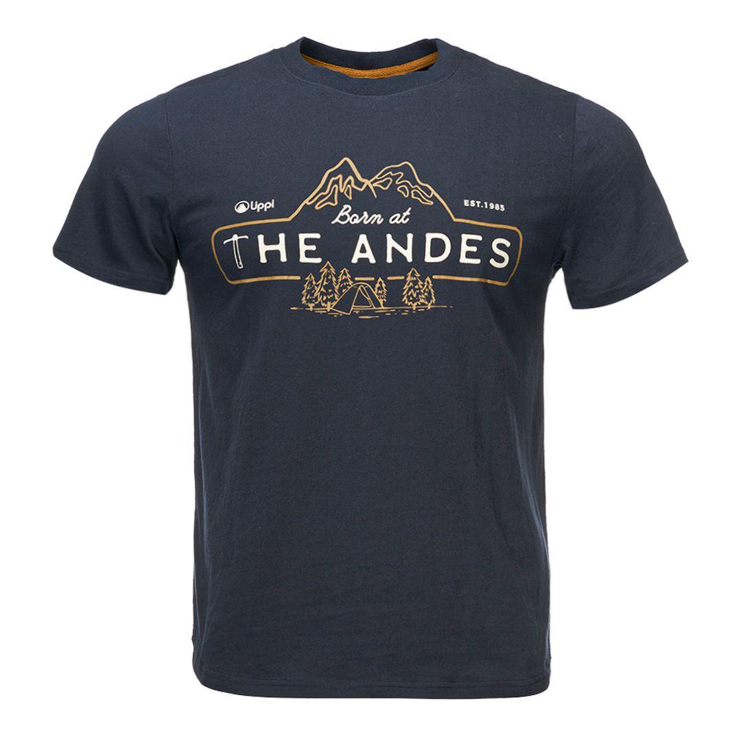 Polera Hombre Heritage UV-Stop T-Shirt Azul Oscuro Lippi-0