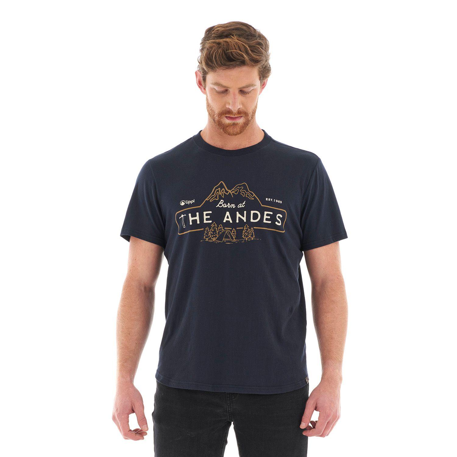 Polera Hombre Heritage UV-Stop T-Shirt Azul Oscuro Lippi-1