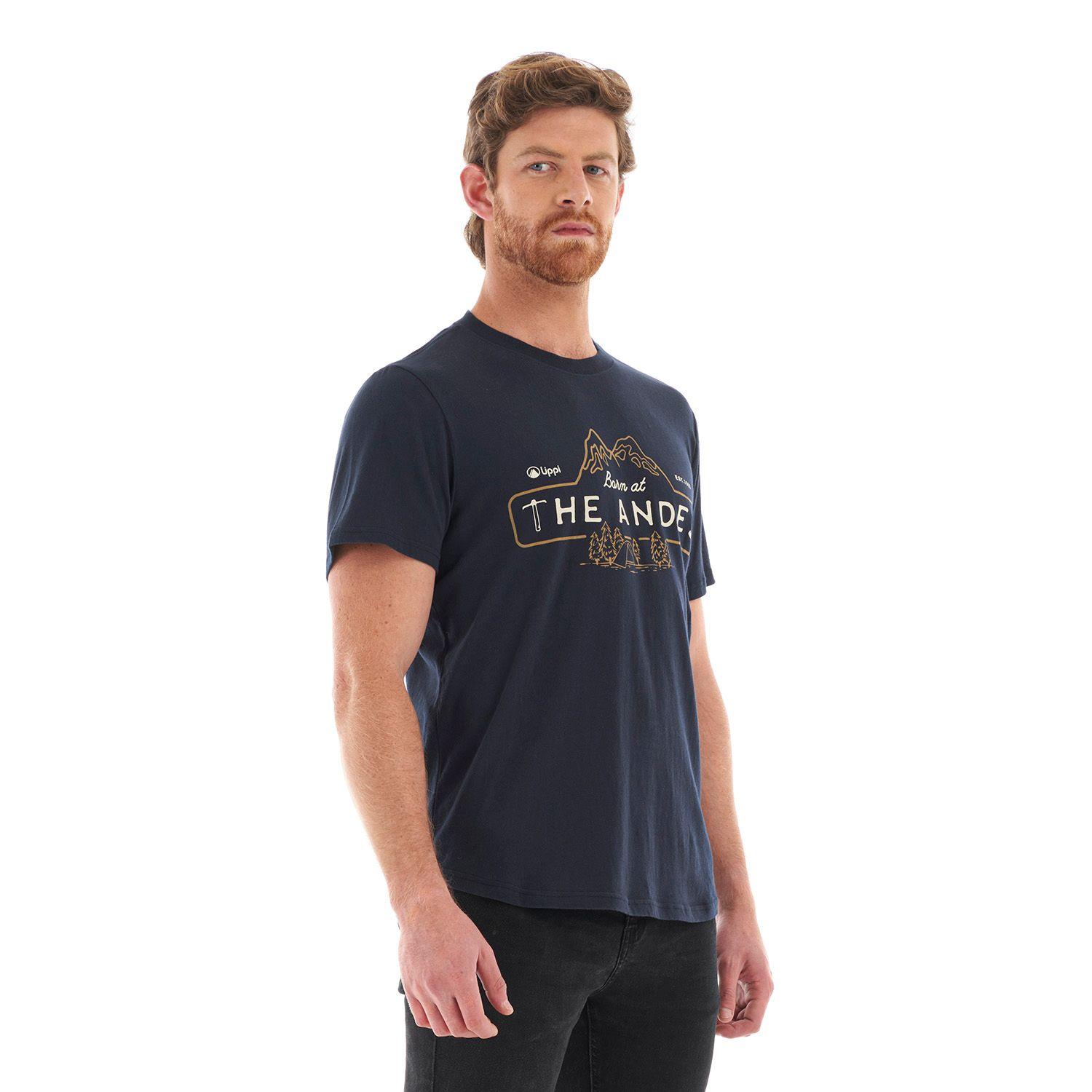 Polera Hombre Heritage UV-Stop T-Shirt Azul Oscuro Lippi-2