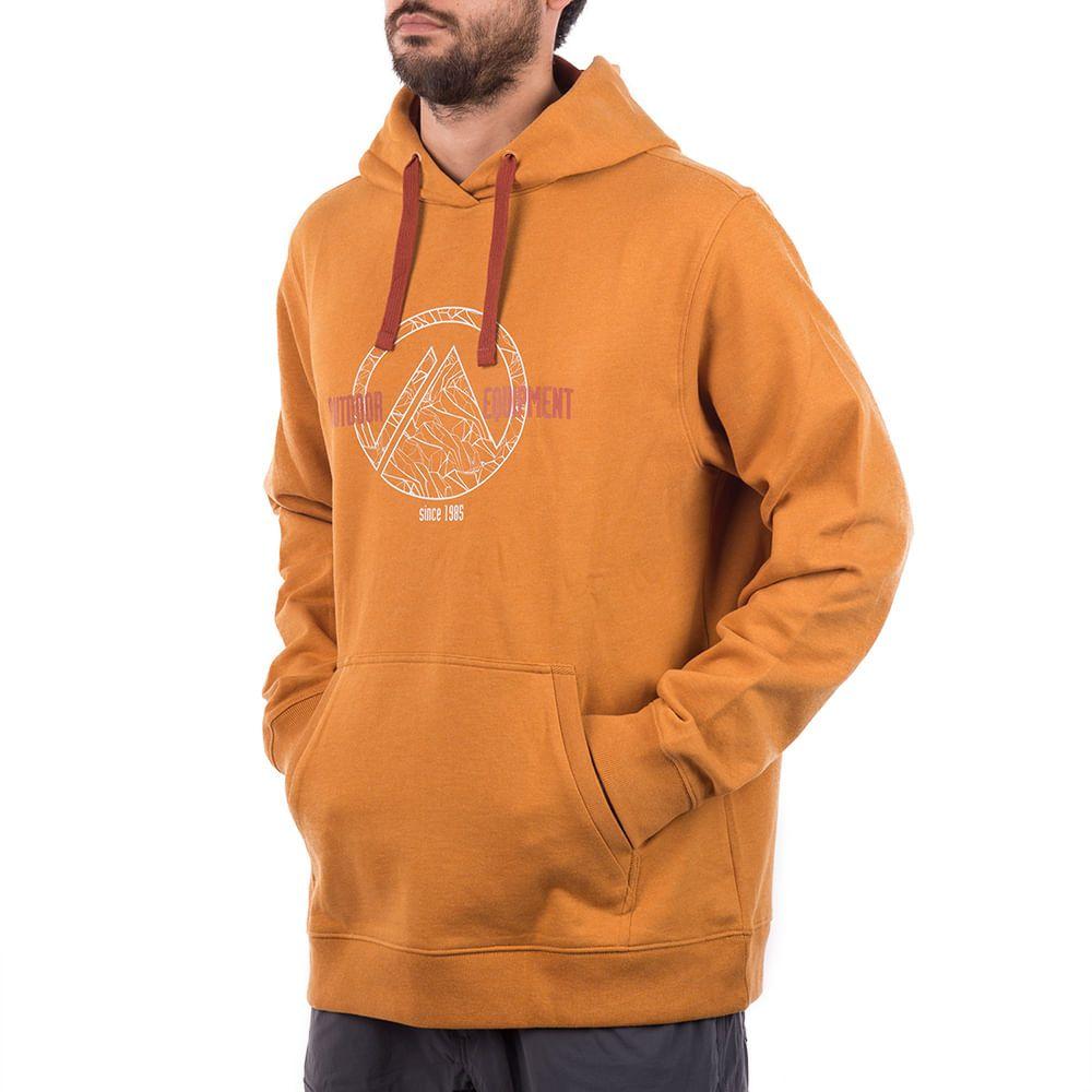 Poleron Hombre Insigne Cotton Hoody Terracota Lippi I17-0